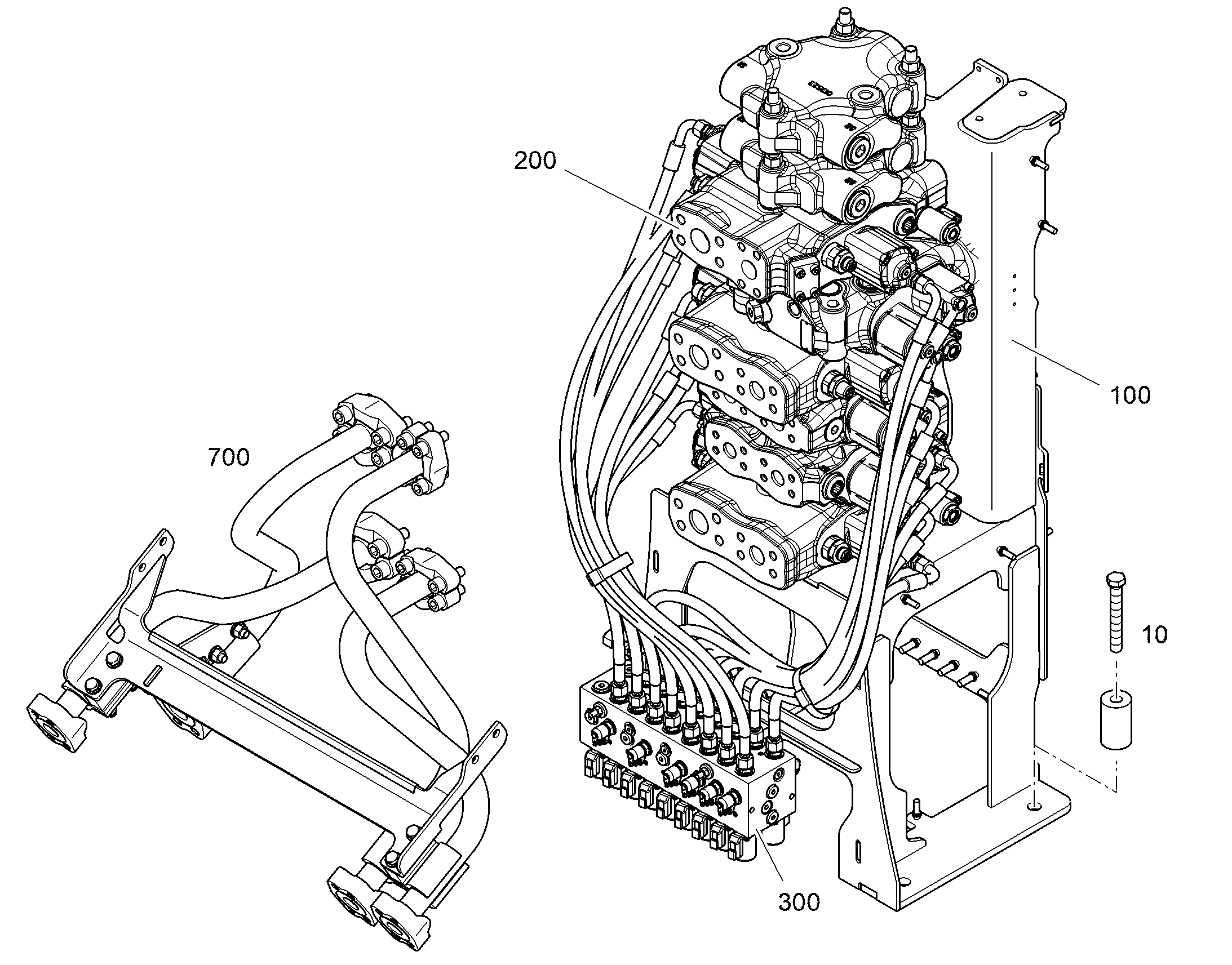 ЛИНИЯ НАПОРНАЯ 12901923 LIEBHERR