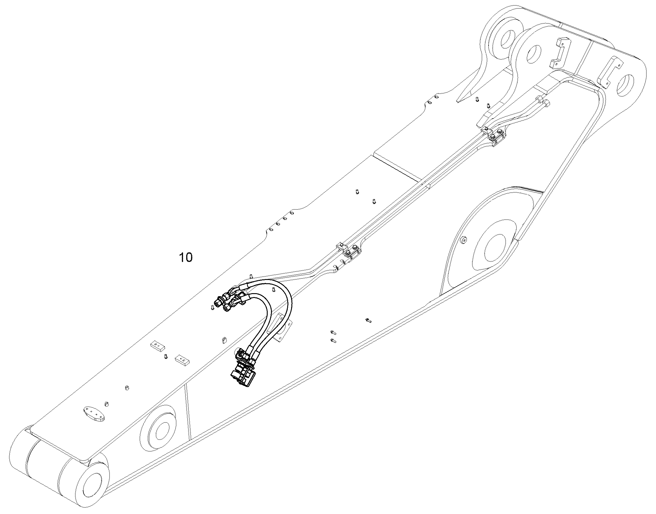 ПРОВОДКА ПРИВОД МЕХ. ПОВОРОТА 12557505 LIEBHERR