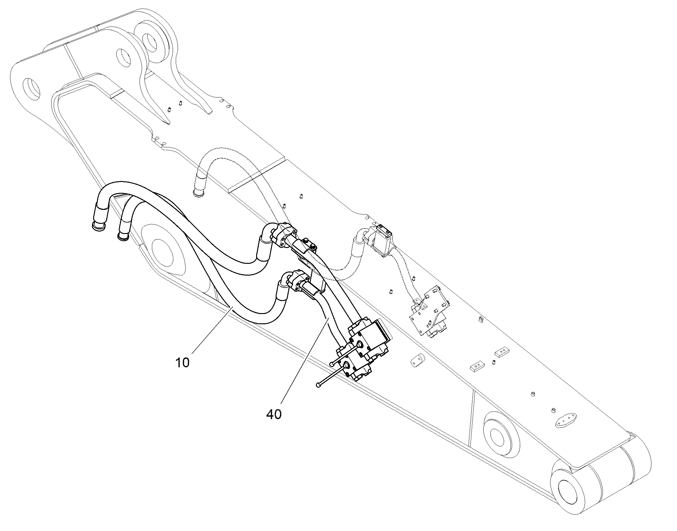 ШЛАНГОВОЕ СОЕДИНЕНИЕ ПЕРИМЕТР 12583206 LIEBHERR