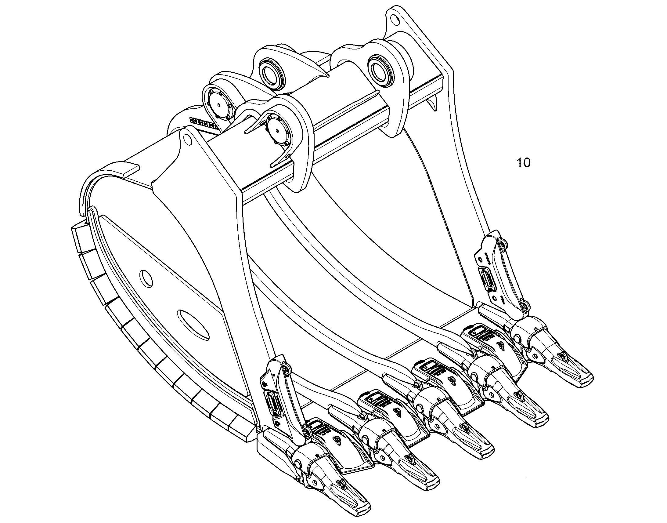 ЛОПАТА ОБРАТНАЯ HDV 2200mm 5,20m³ 13555328 LIEBHERR