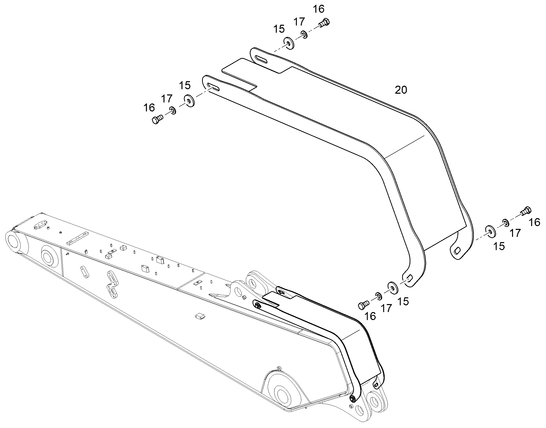 ЗАЩИТА 13537214 LIEBHERR