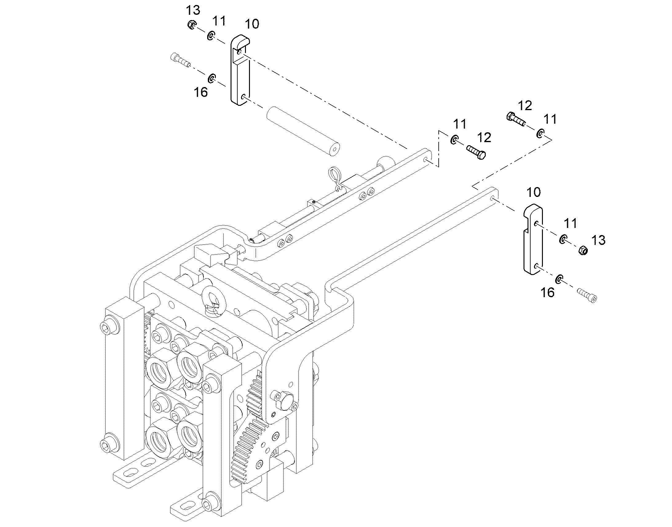GROUND OR BED PLATE 13553484 LIEBHERR
