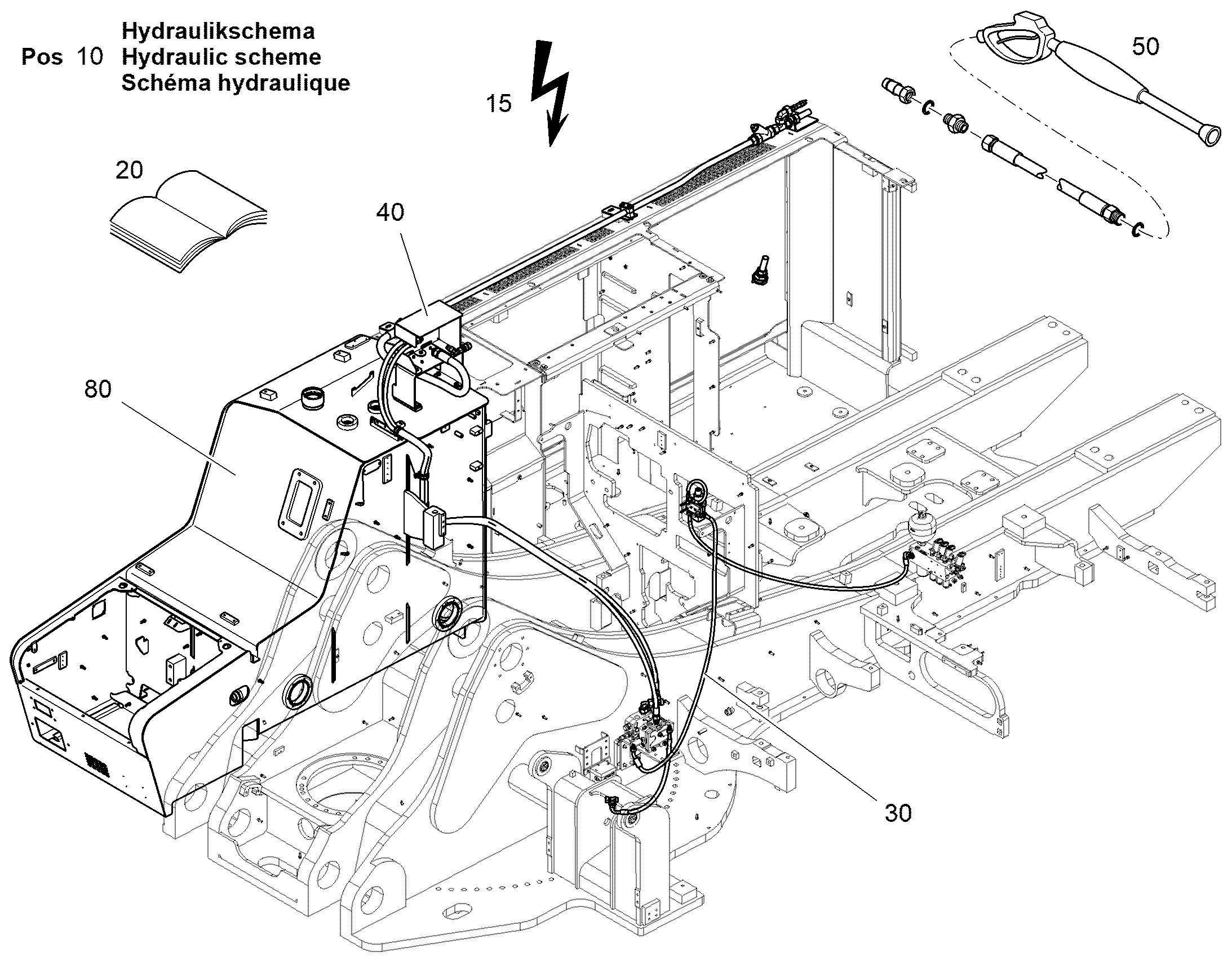 ГИДРАВЛИЧЕСКАЯ СИСТЕМА 13565901 LIEBHERR