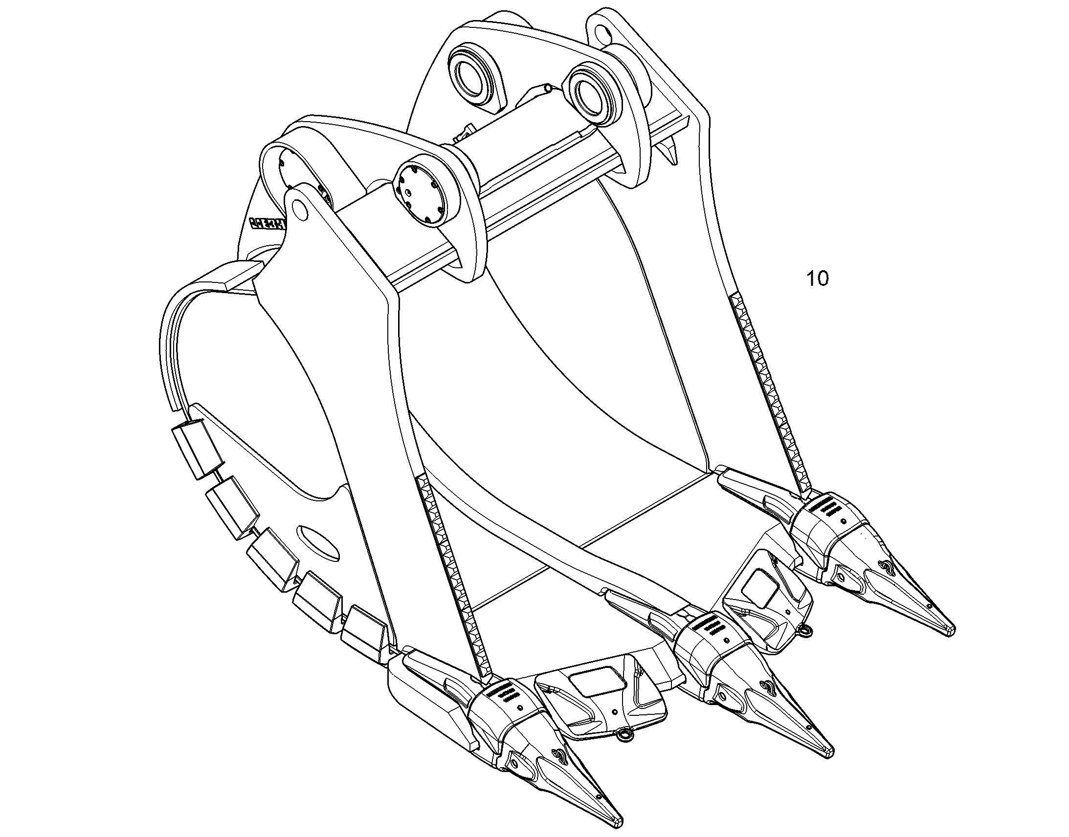 ЛОПАТА ОБРАТНАЯ HDV 1750mm 2,70m³ 13582319 LIEBHERR