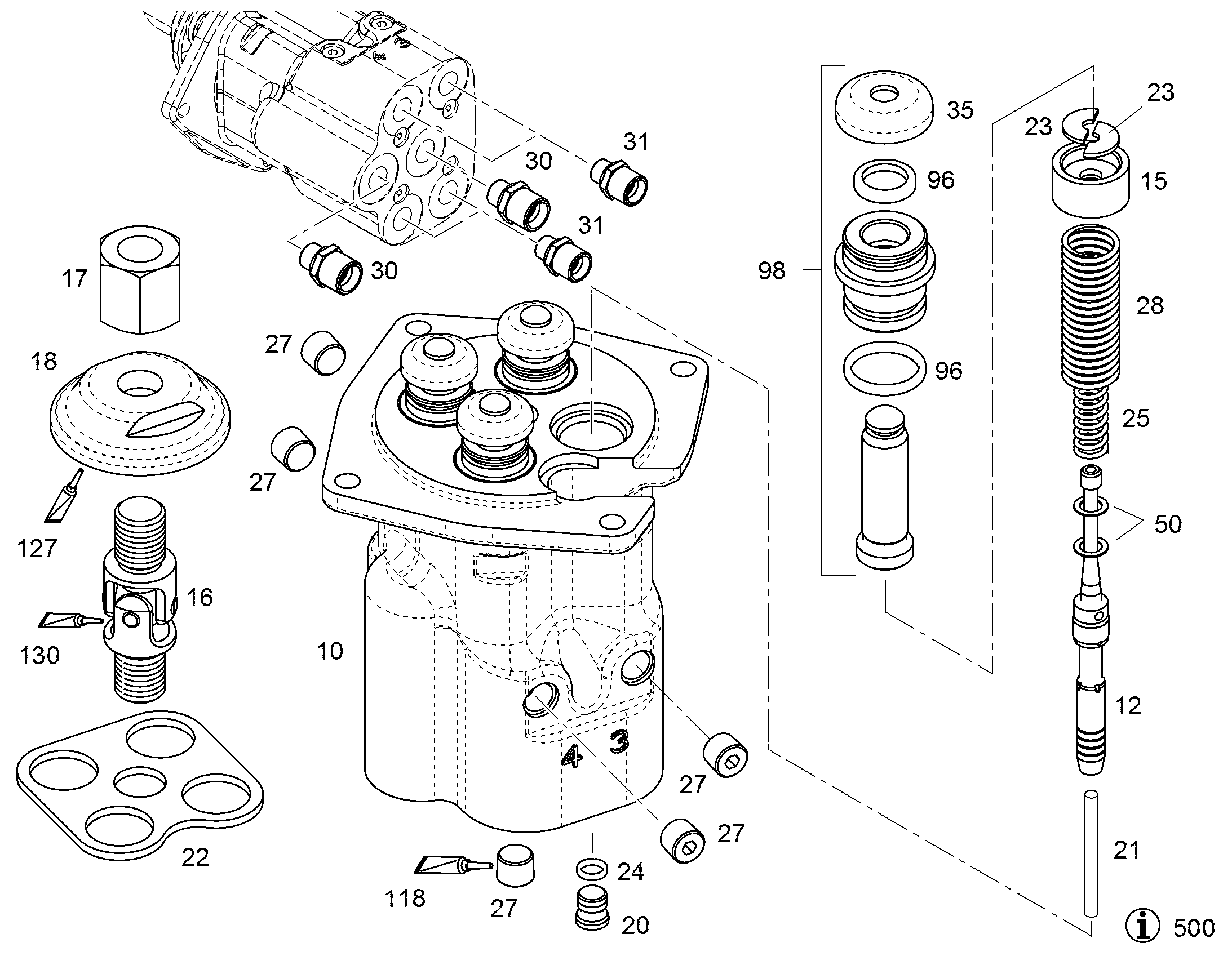 Прижимная пружина 1,2X6,4X30,3 10430074 LIEBHERR