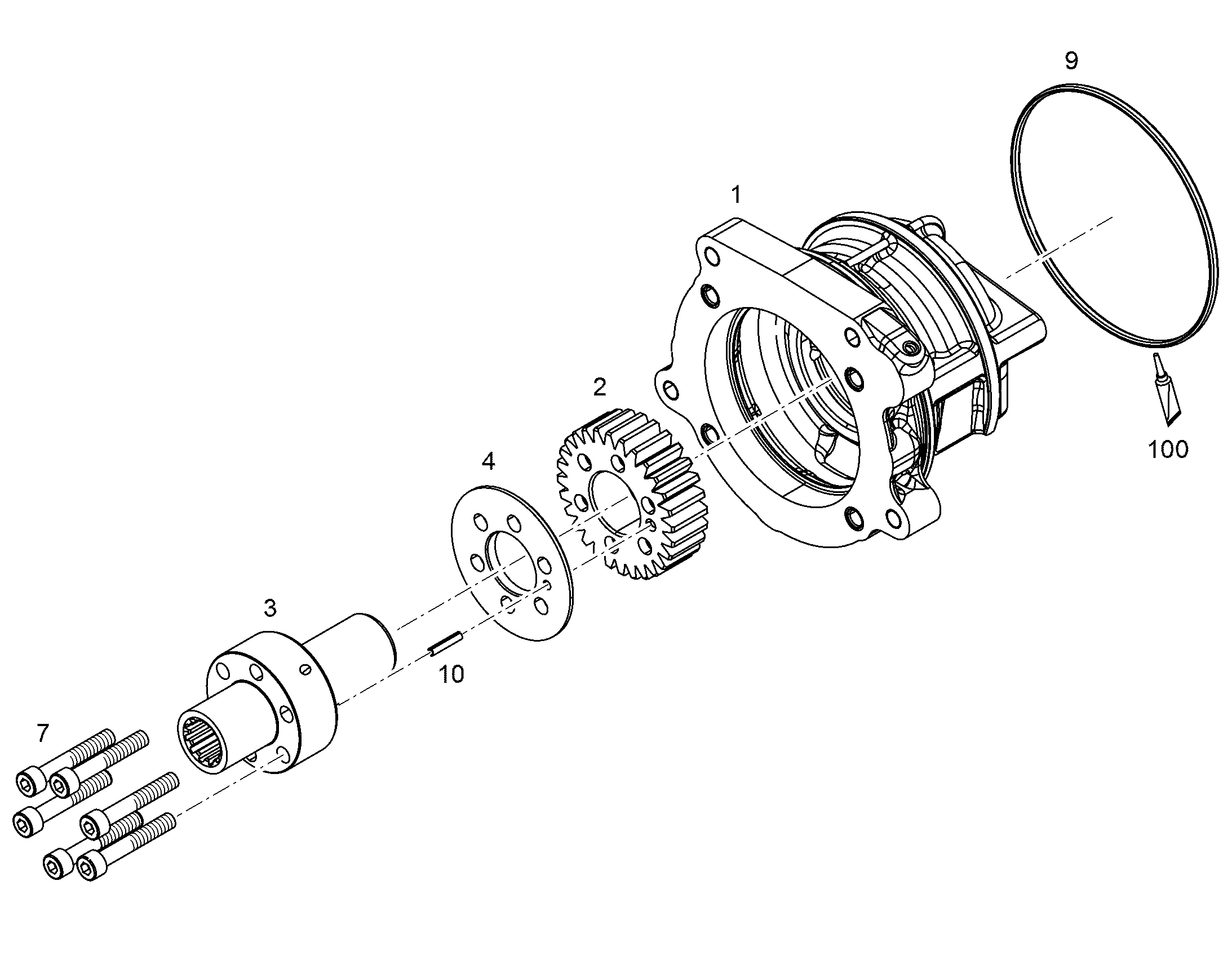 КОЛЕСО ЗУБЧАТОЕ M=2,6 Z=28 10153967 LIEBHERR