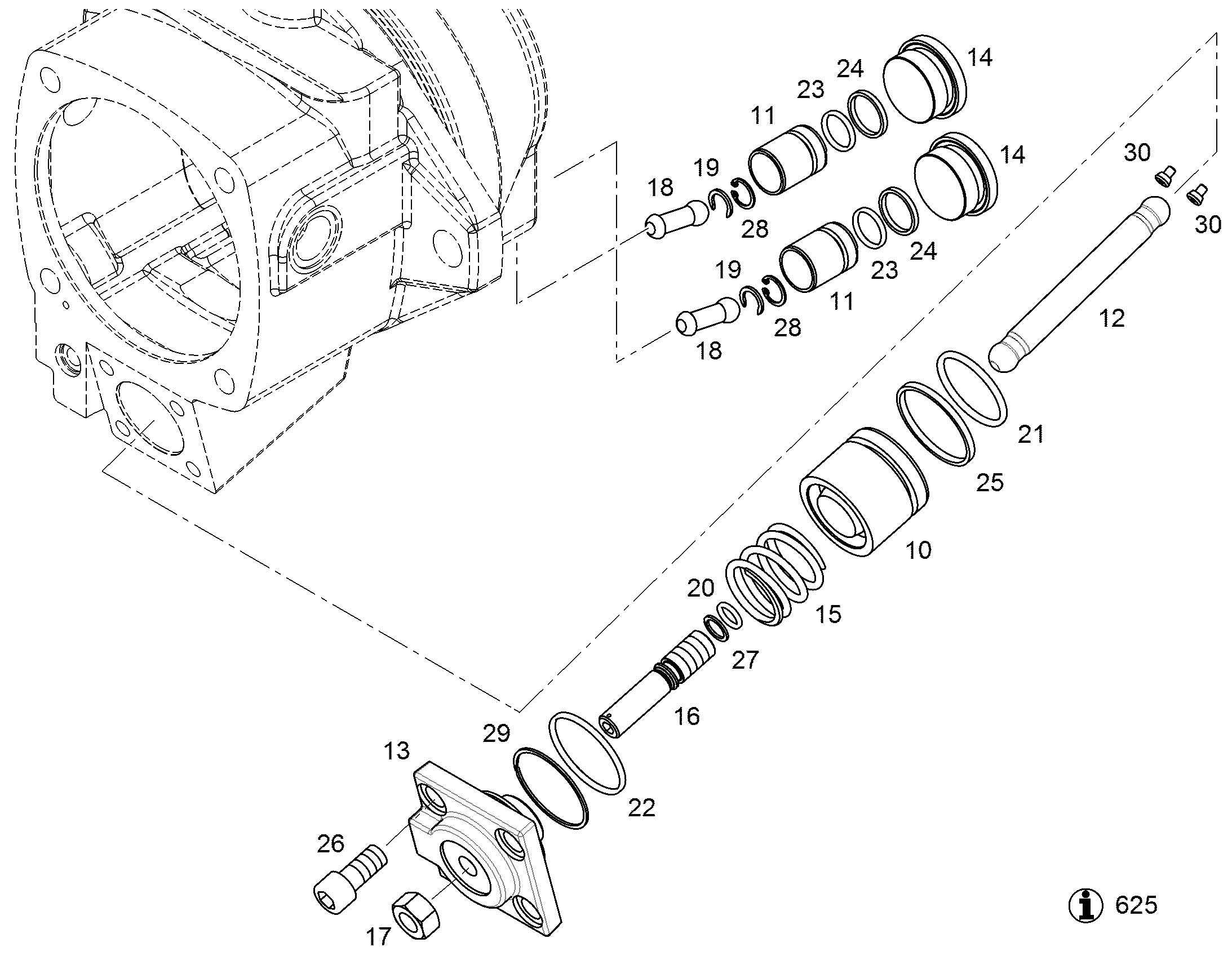 ЗАГЛУШКА РЕЗЬБОВАЯ M42X2 C45E 10152060 LIEBHERR