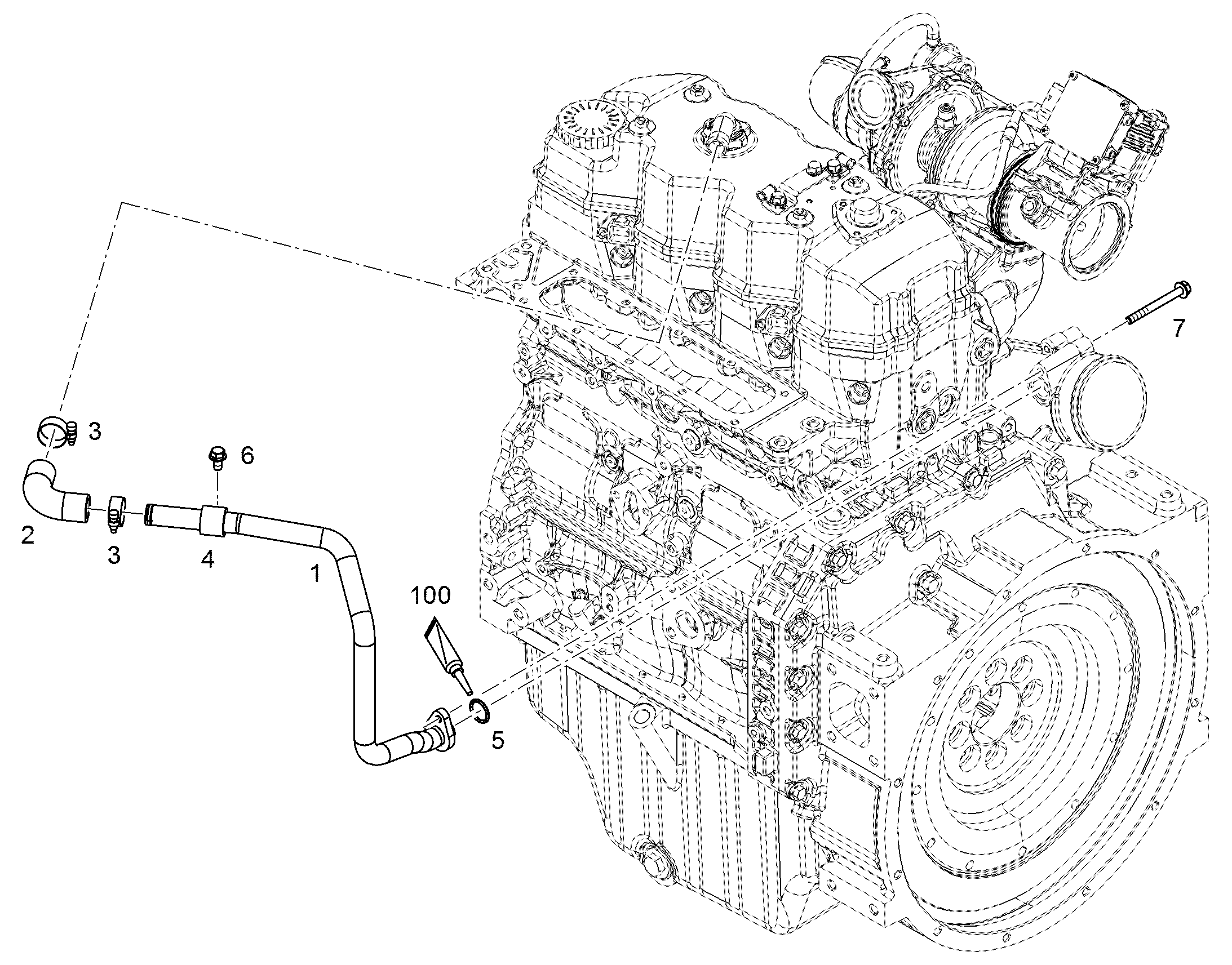 ТРУБОПРОВОД 22X1,5 11348373 LIEBHERR