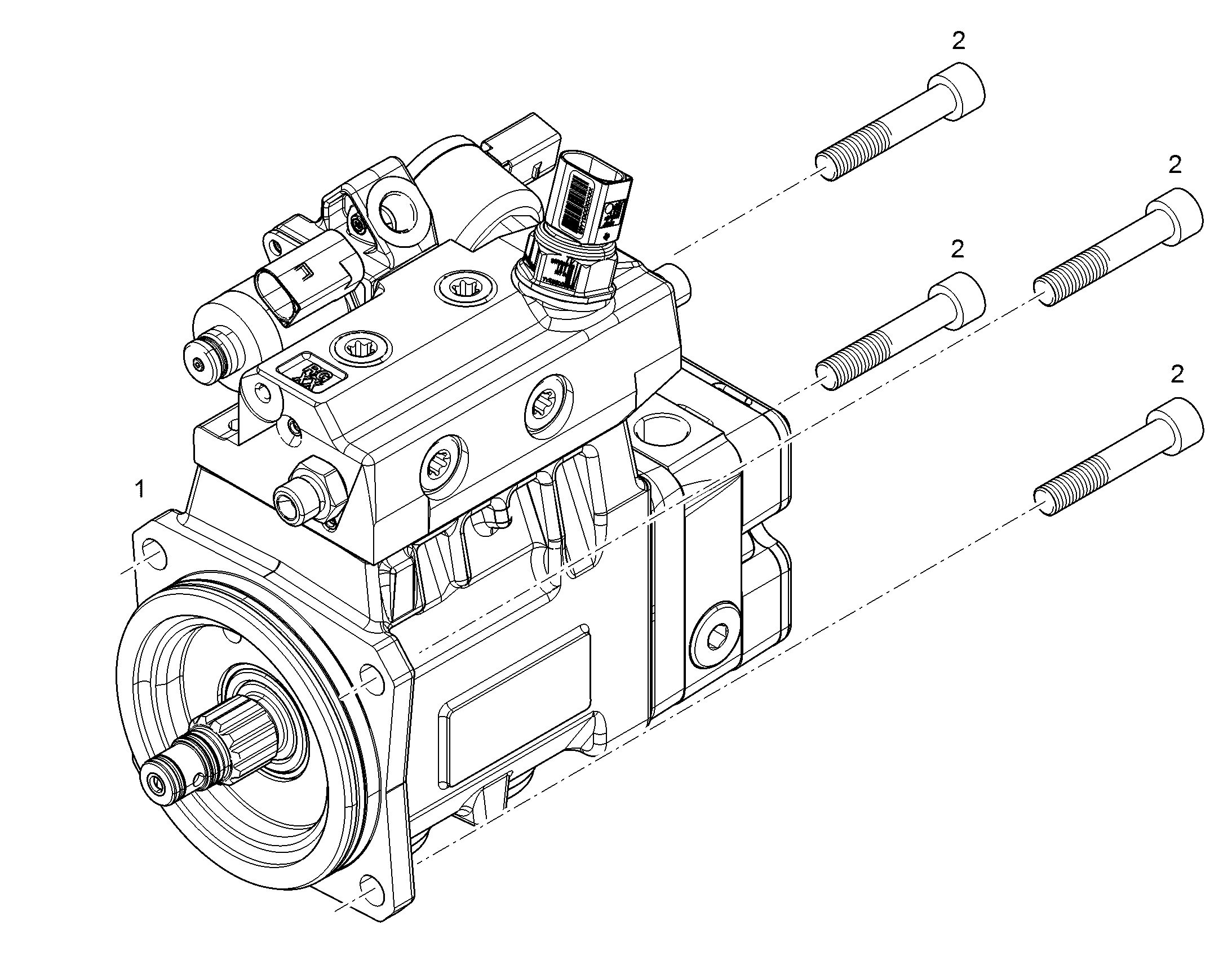 НАСОС ВЫСОКОГО ДАВЛЕНИЯ 10146660 LIEBHERR