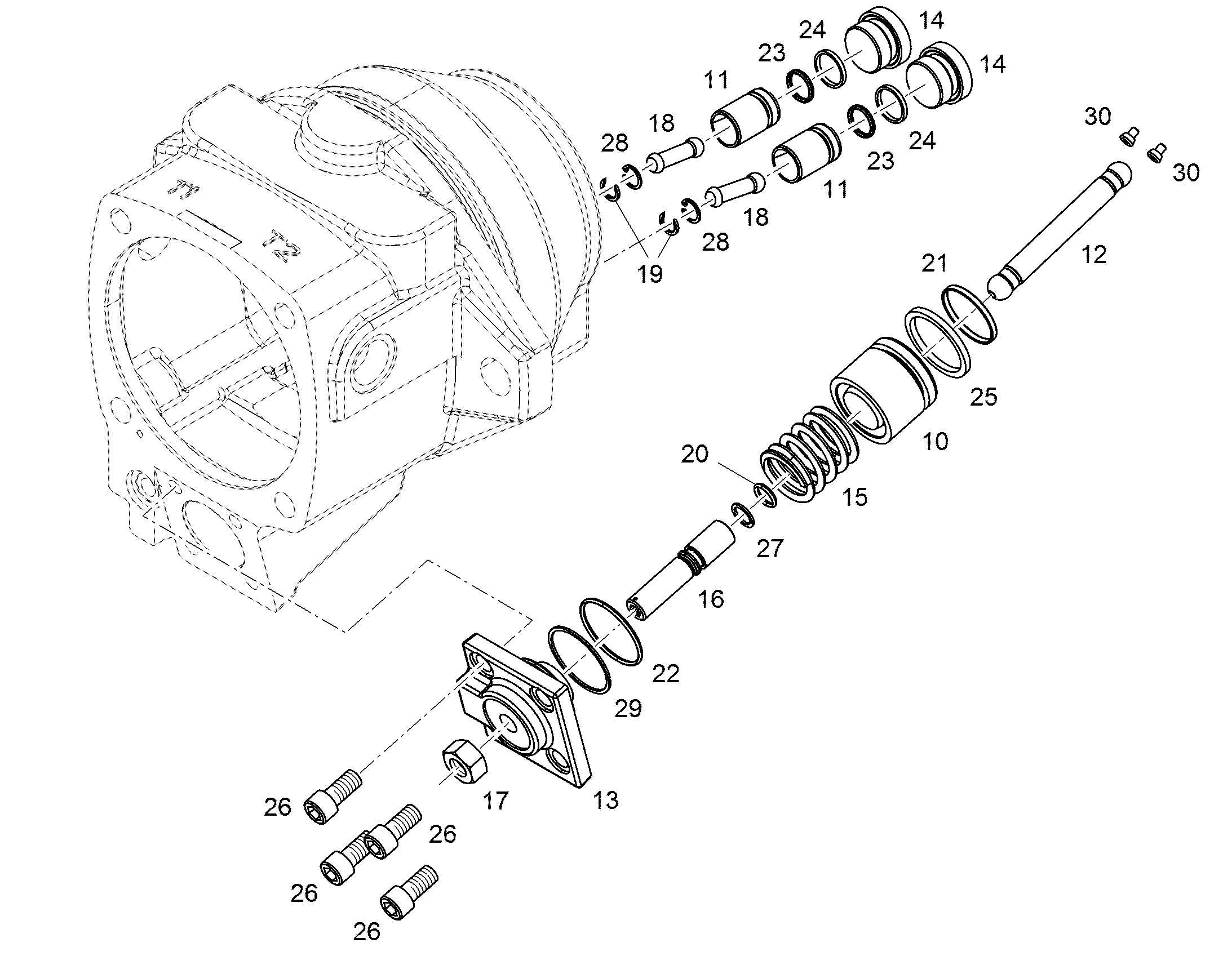 ЗАГЛУШКА РЕЗЬБОВАЯ M33X2 C45E 11362702 LIEBHERR