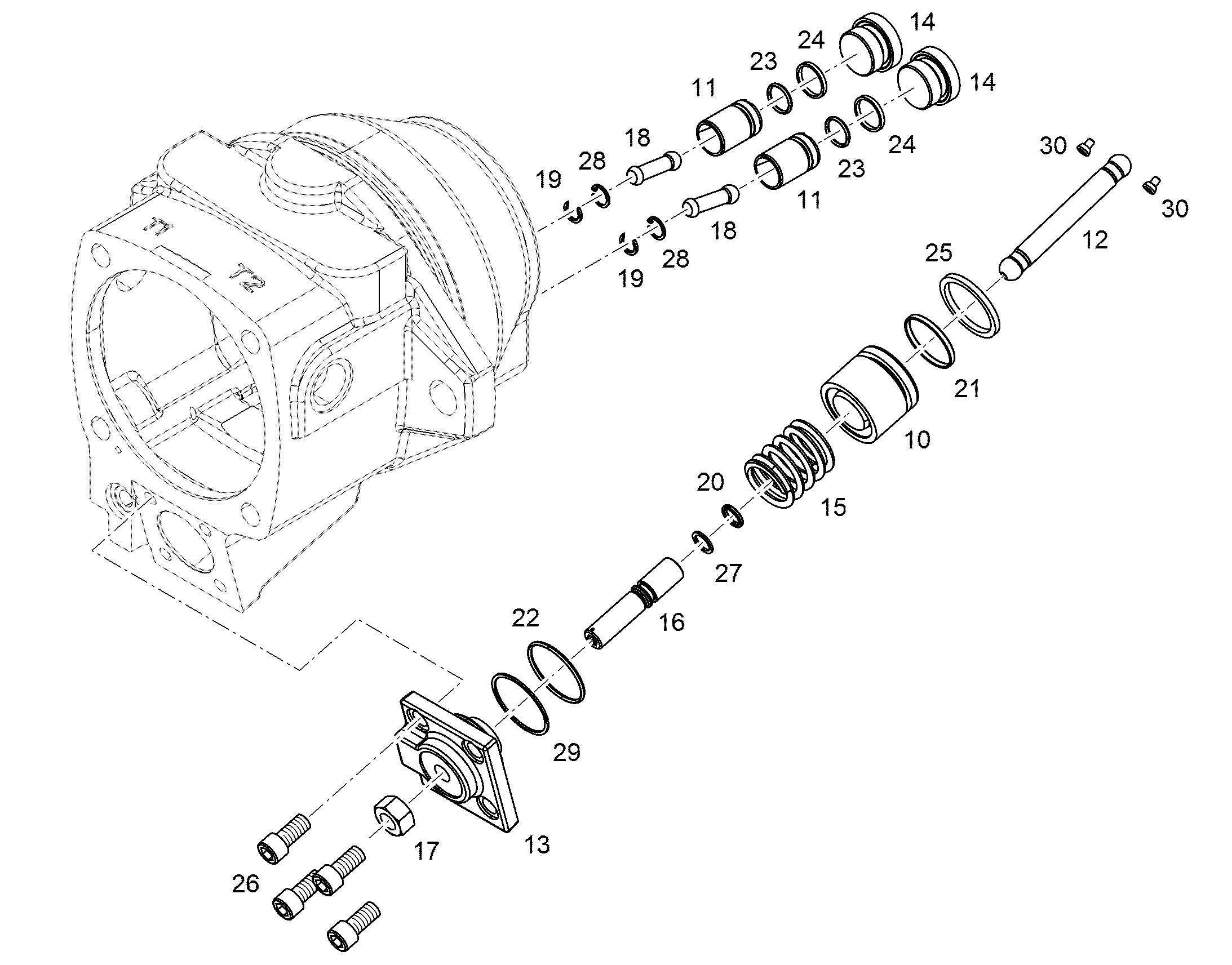 ЗАГЛУШКА РЕЗЬБОВАЯ M33X2 C45E 11424095 LIEBHERR