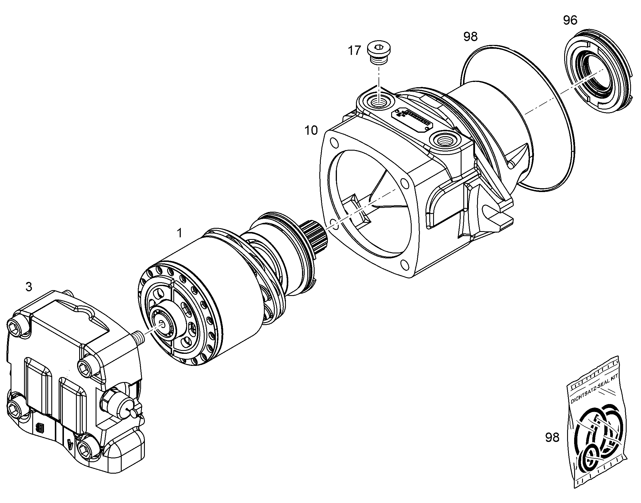 УЗЕЛ ПРИВОДНОЙ NG 064 9079649 LIEBHERR