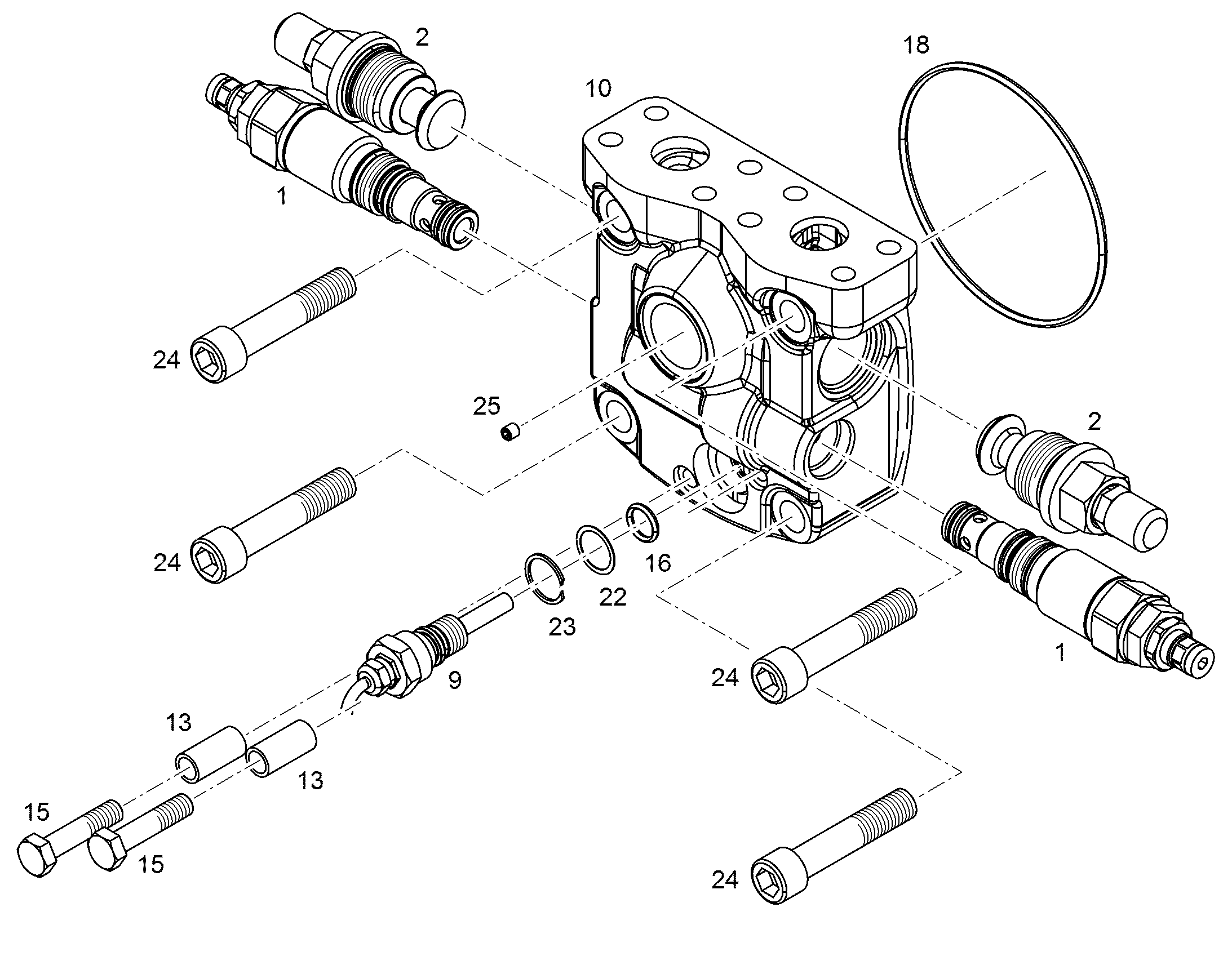 КЛАПАН ОГРАНИЧЕНИЯ ДАВЛЕНИЯ 11371550 LIEBHERR