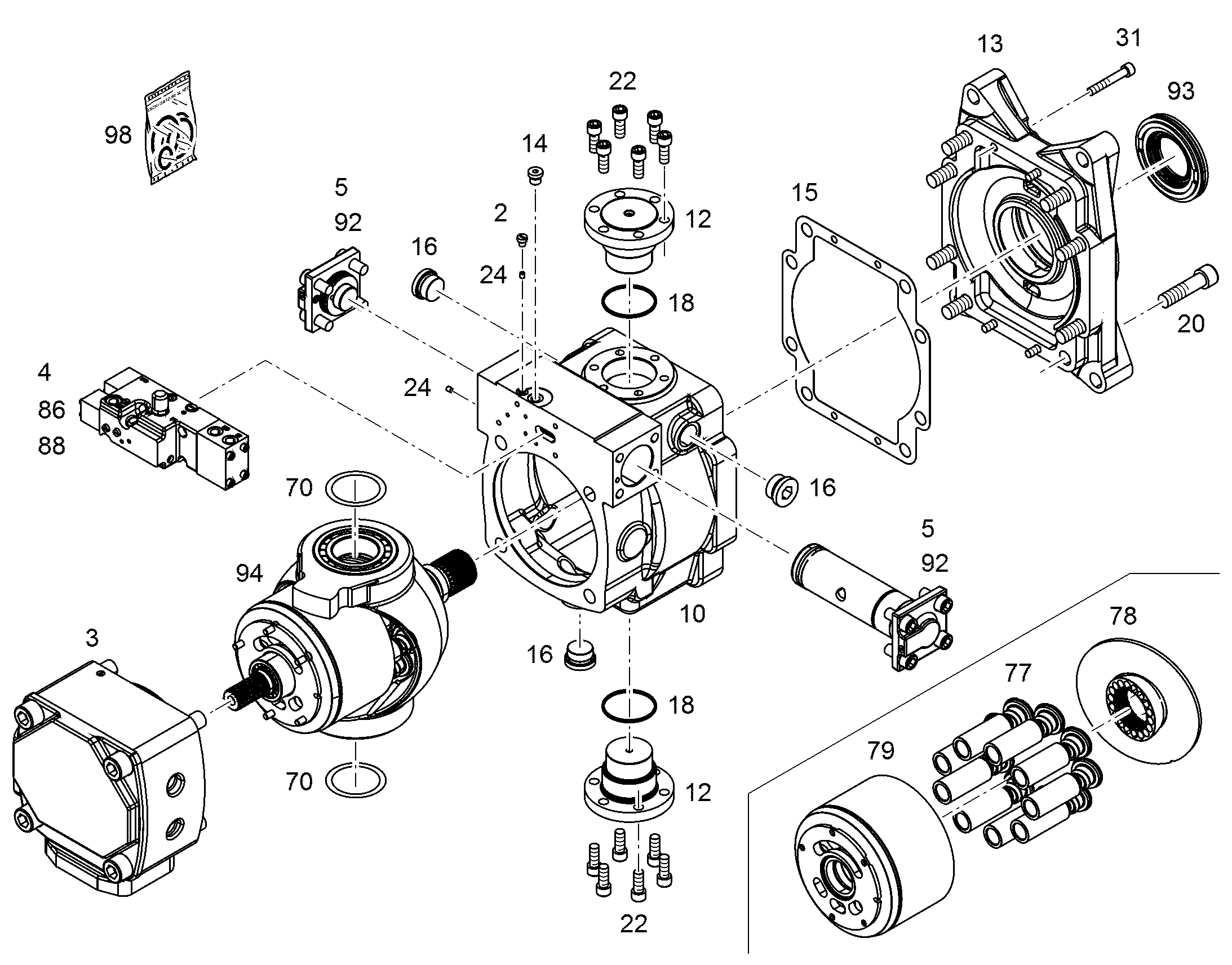 ПЛИТА СОЕДИНИТЕЛЬНАЯ NG 250 9079396 LIEBHERR