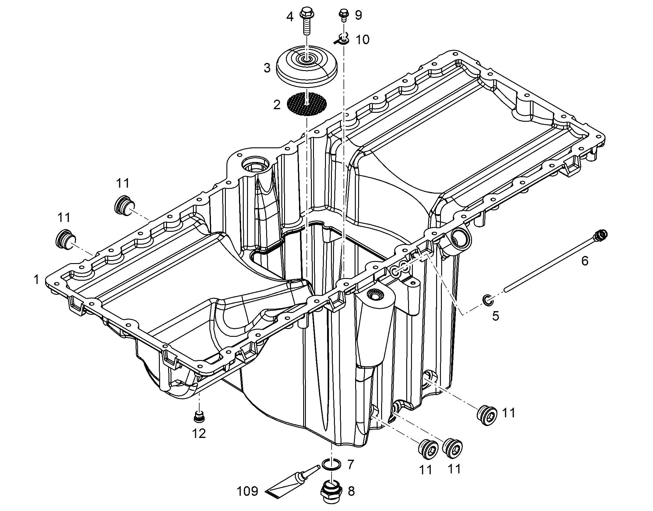 ВАННА МАСЛЯННАЯ 10155302 LIEBHERR