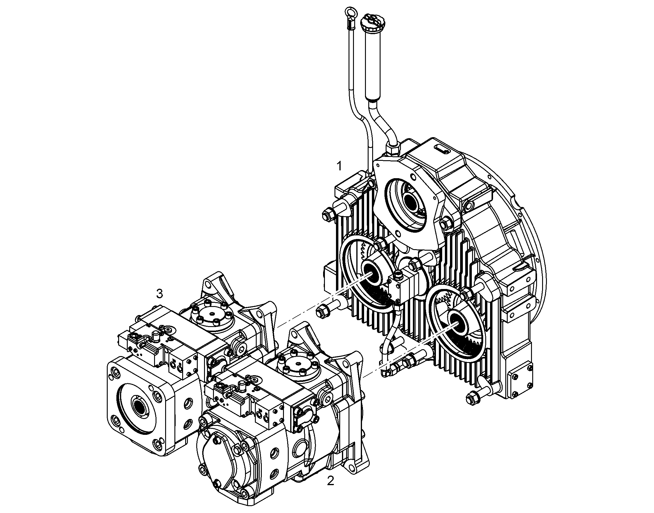 КОРОБКА НАСОСА РАЗДАТОЧНАЯ 10146213 LIEBHERR