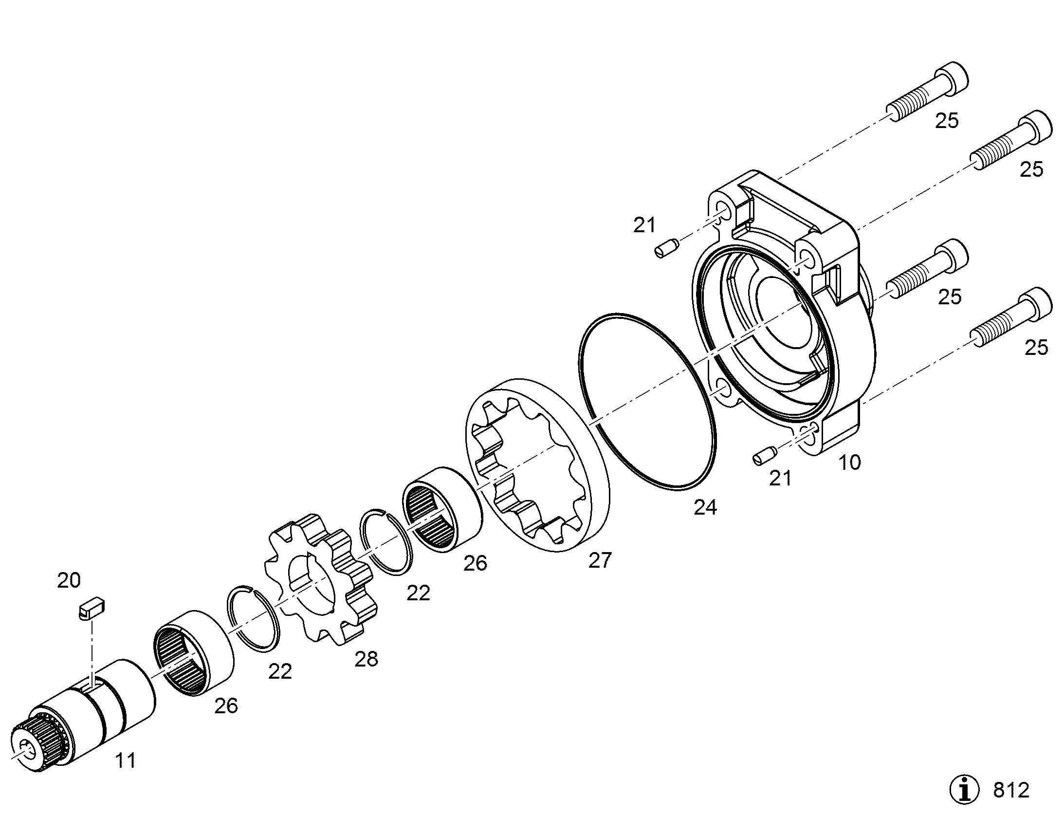 РОТОР ВНУТРЕННИЙ TYP 11/23,9 9882125 LIEBHERR