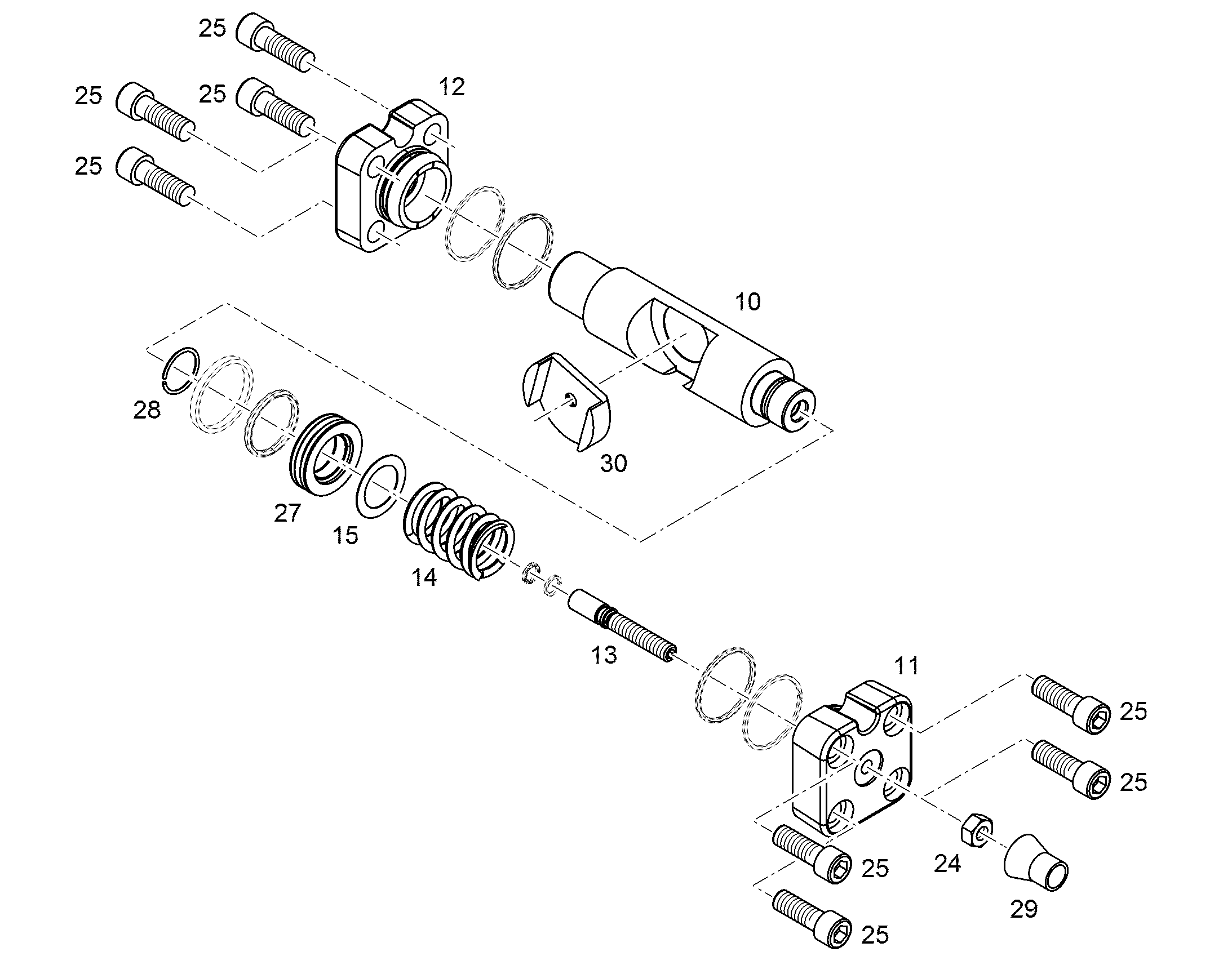 Прижимная пружина 4,60X31,60X59 7381908 LIEBHERR