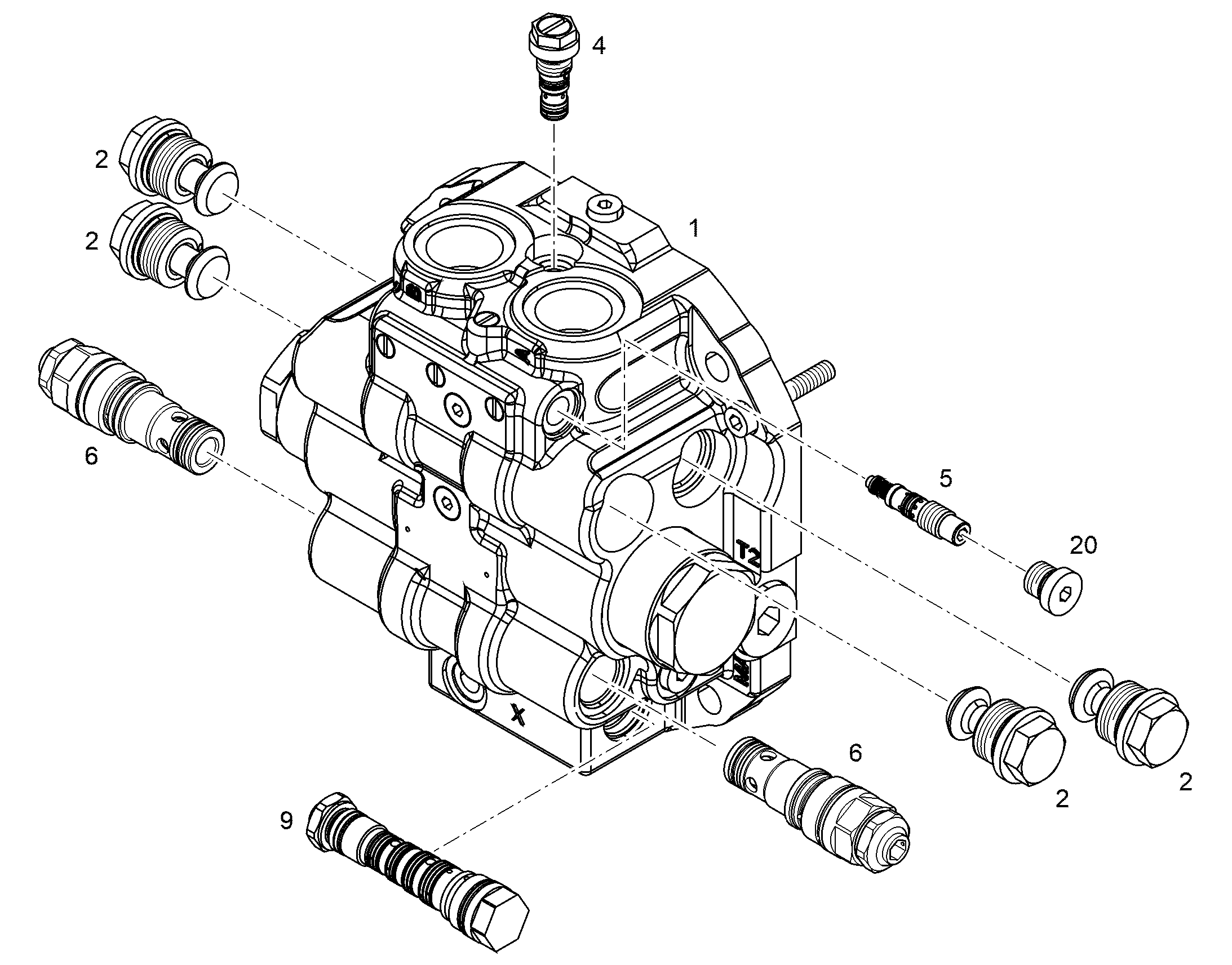 КЛАПАН ОБРАТНЫЙ 12457552 LIEBHERR