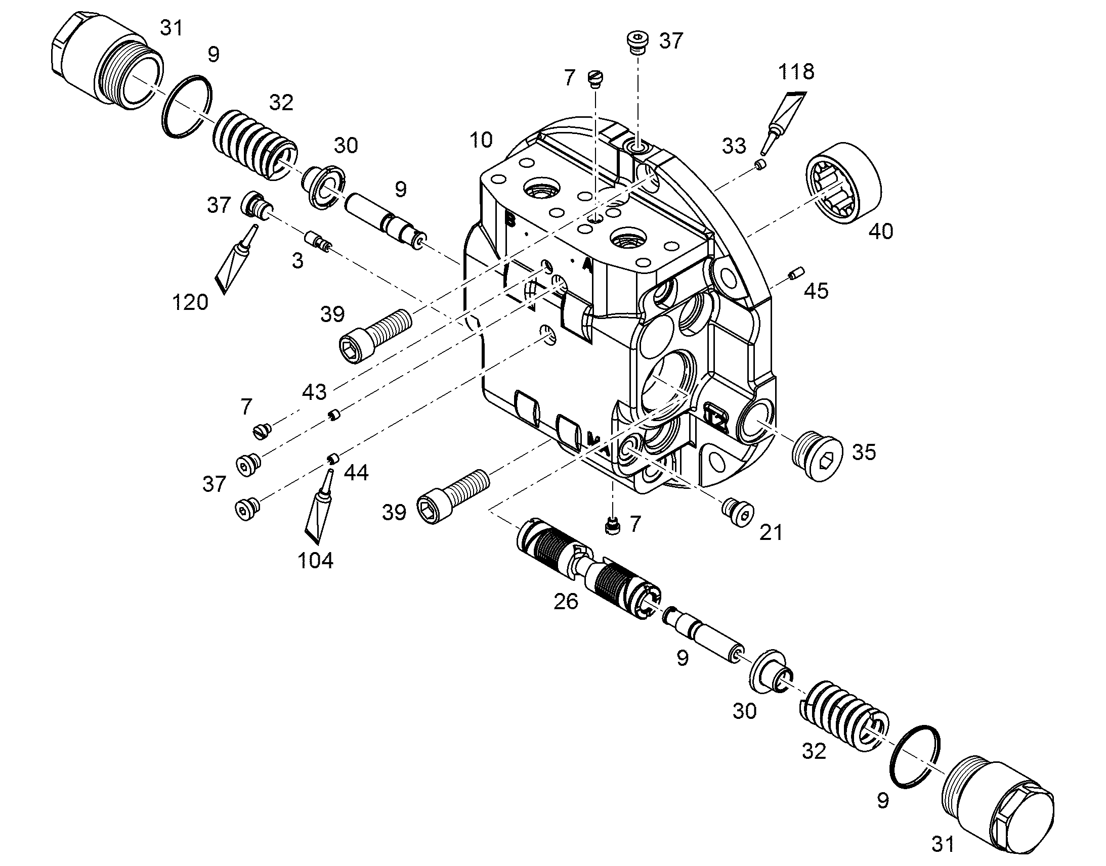 КОМПЛЕКТ ПОРШНЕЙ NG 135 (C) 11439805 LIEBHERR