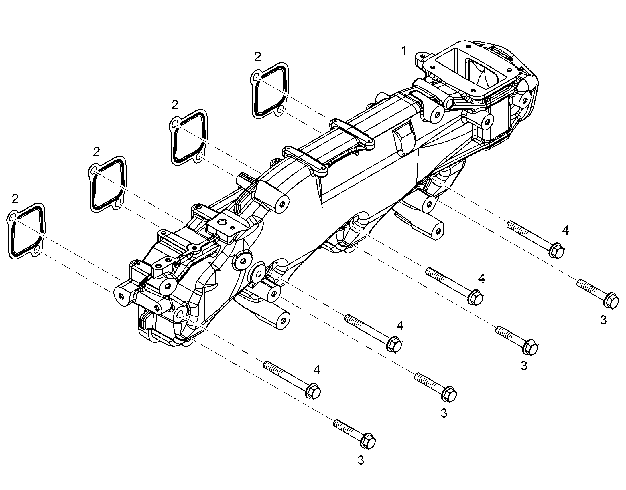 ТРУБА ВСАСЫВАЮЩАЯ 11415775 LIEBHERR