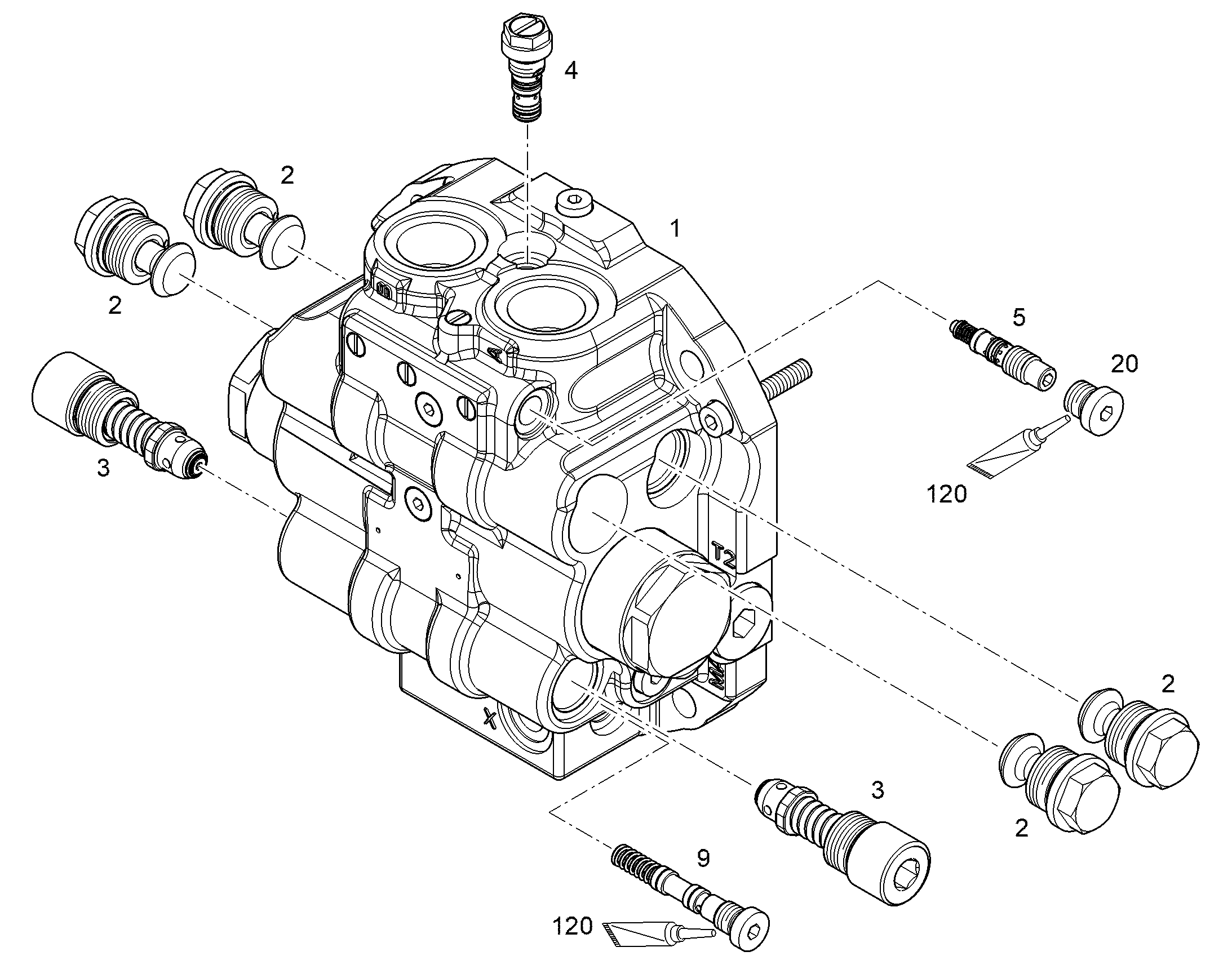 КЛАПАН ПОДПИТКИ 10132396 LIEBHERR