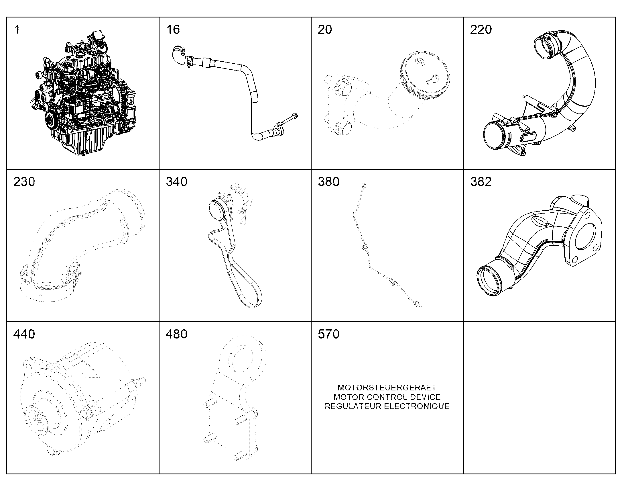 БЛОК УПРАВЛЕНИЯ ДВИГАТЕЛЕМ 12572114 LIEBHERR