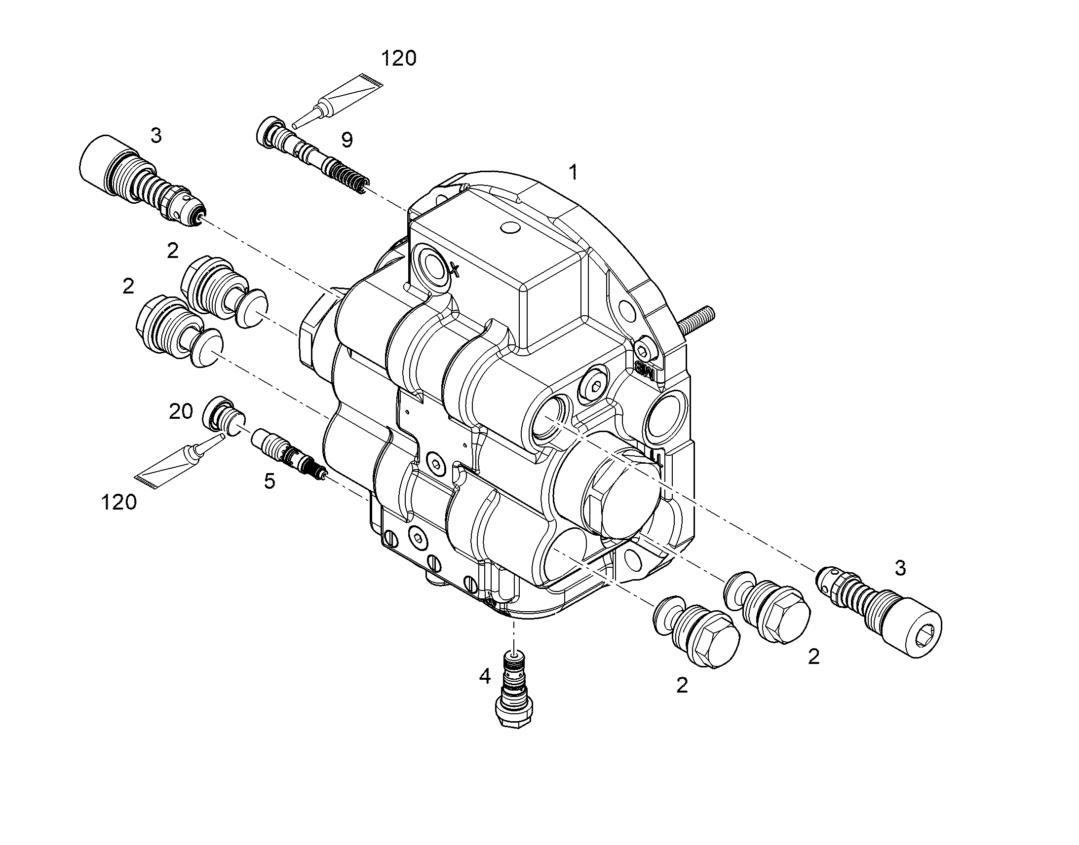 КЛАПАН ПОДПИТКИ 10135078 LIEBHERR