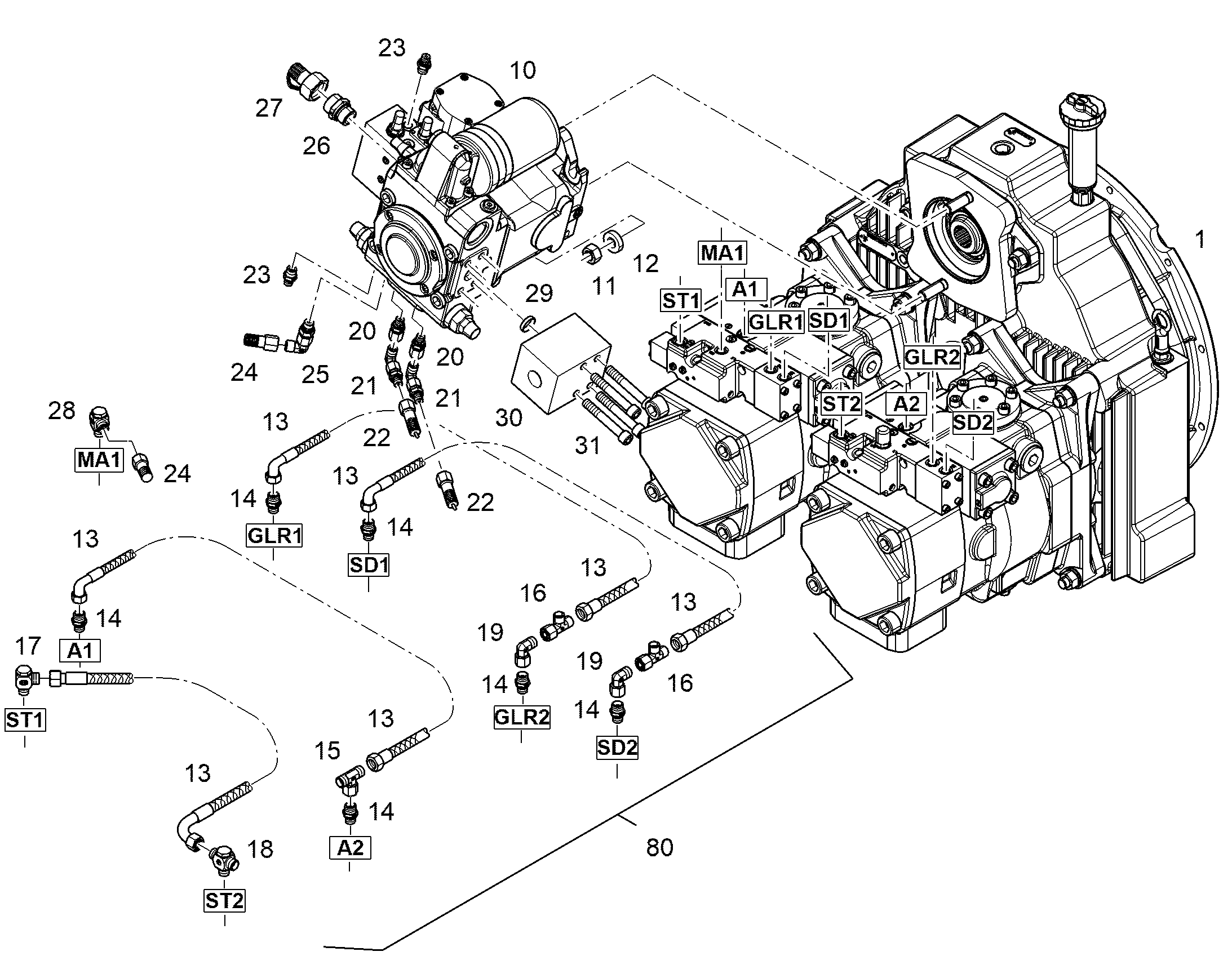 L-ШТУЦЕР EL 10L 247242302 LIEBHERR