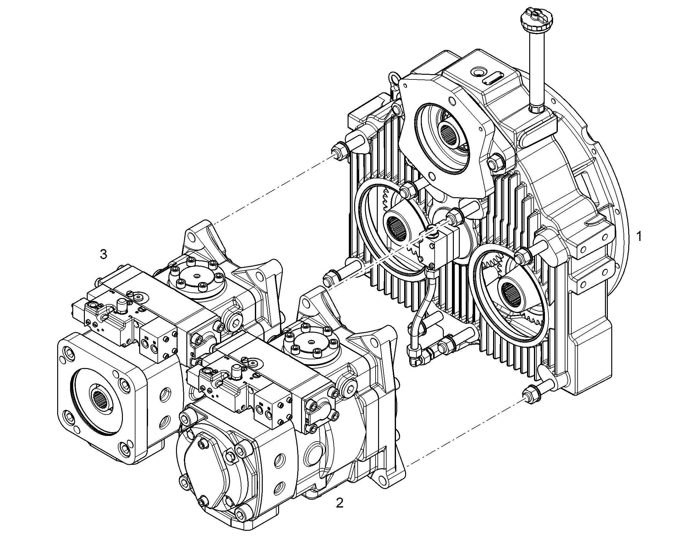 КОРОБКА НАСОСА РАЗДАТОЧНАЯ 9080220 LIEBHERR