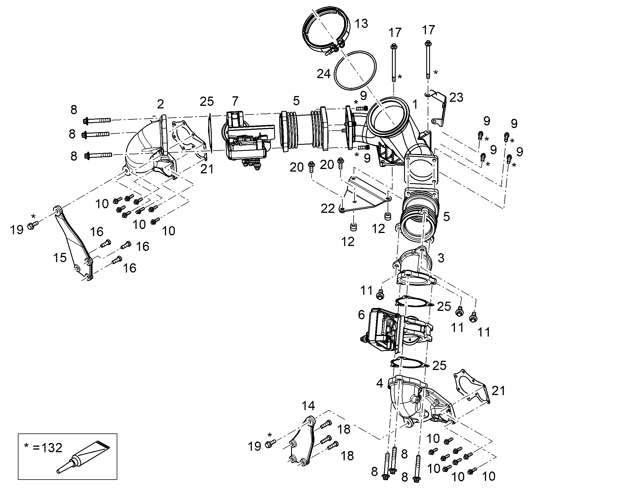 УПЛОТНЕНИЕ 12450867 LIEBHERR