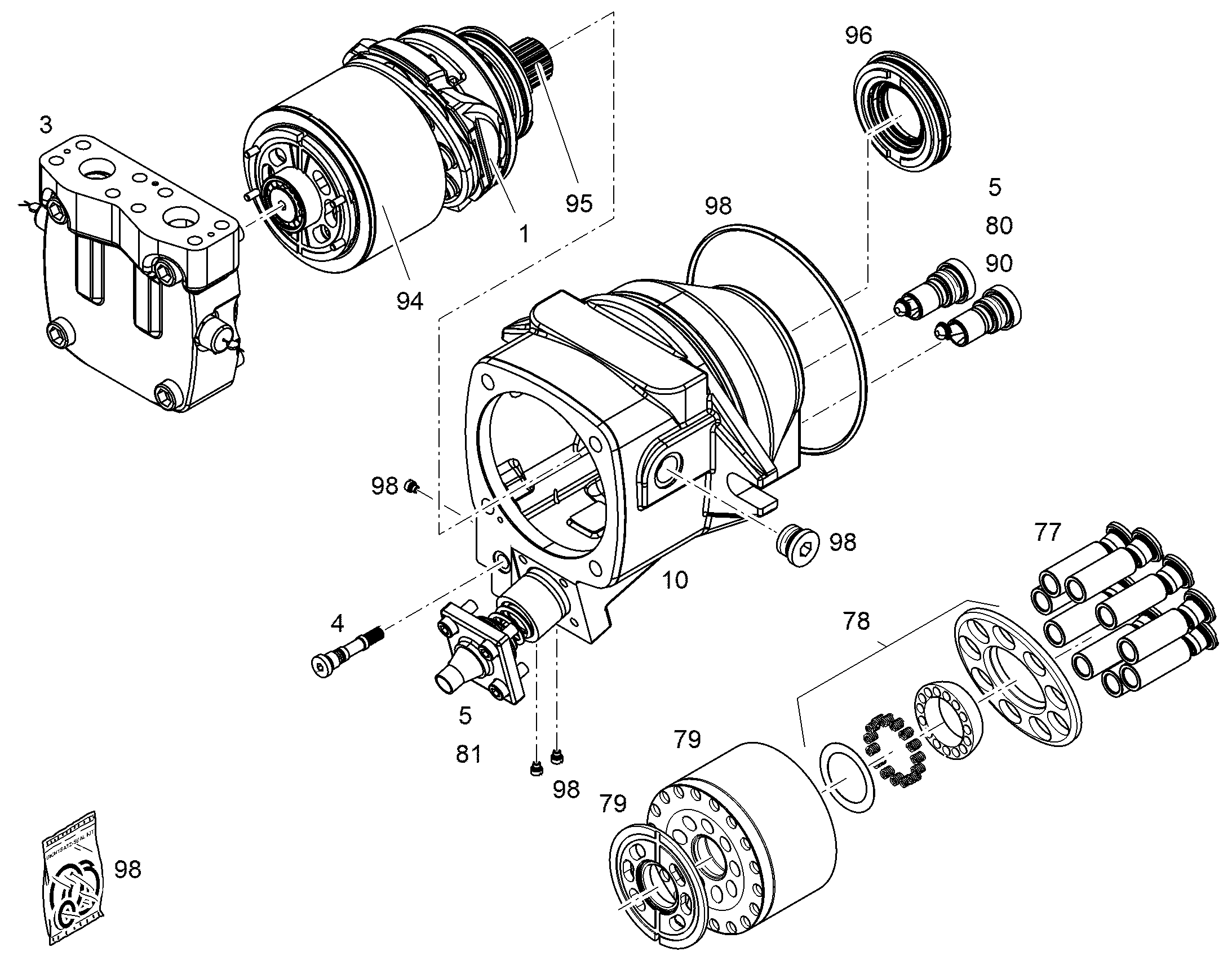 КОМПЛ.ПЕРЕОБОРУД.РЕЗЬБ. ПРОБКА NG 165 11425459 LIEBHERR