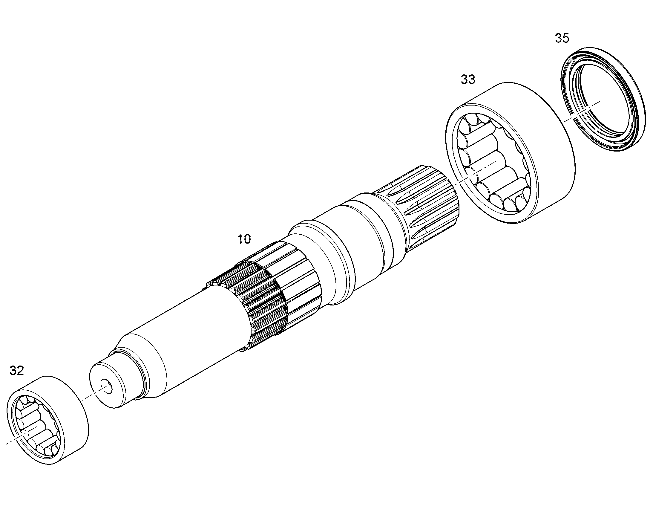 ВАЛ ПРИВОДНОЙ NG 085 (C) 12482852 LIEBHERR