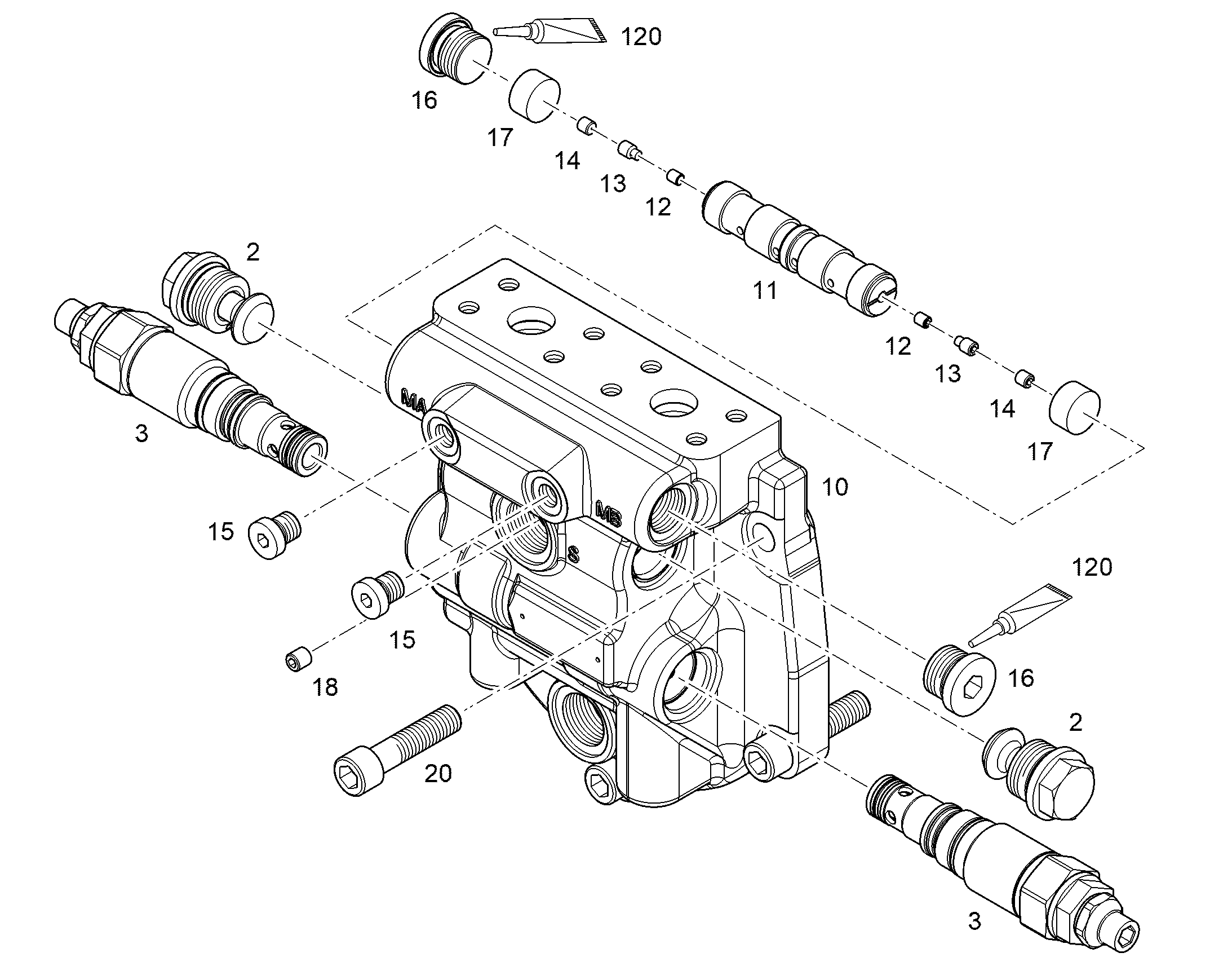 ПЛИТА СОЕДИНИТЕЛЬНАЯ NG 085 (C) 12454334 LIEBHERR