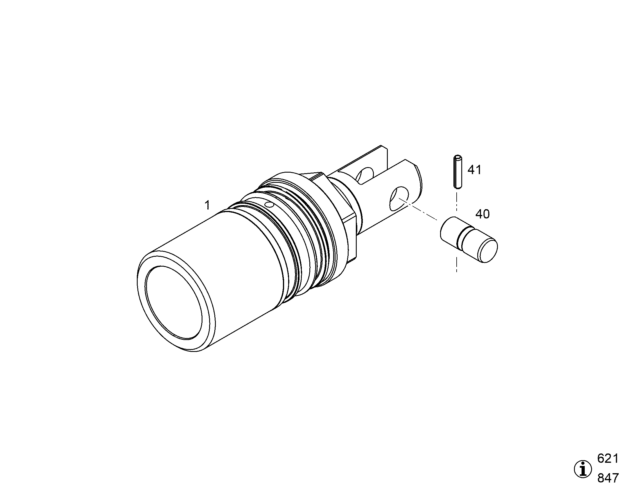 REGEL PISTON PRE-ASS. NG 140 (D) 12866214 LIEBHERR