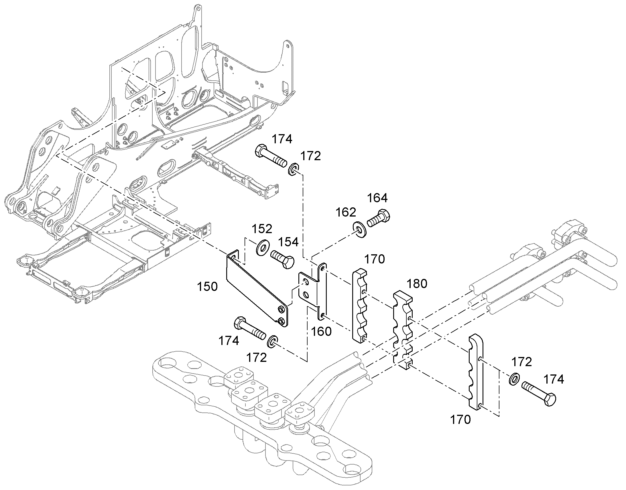 СТОПОРНАЯ ТРУБА 12415883 LIEBHERR