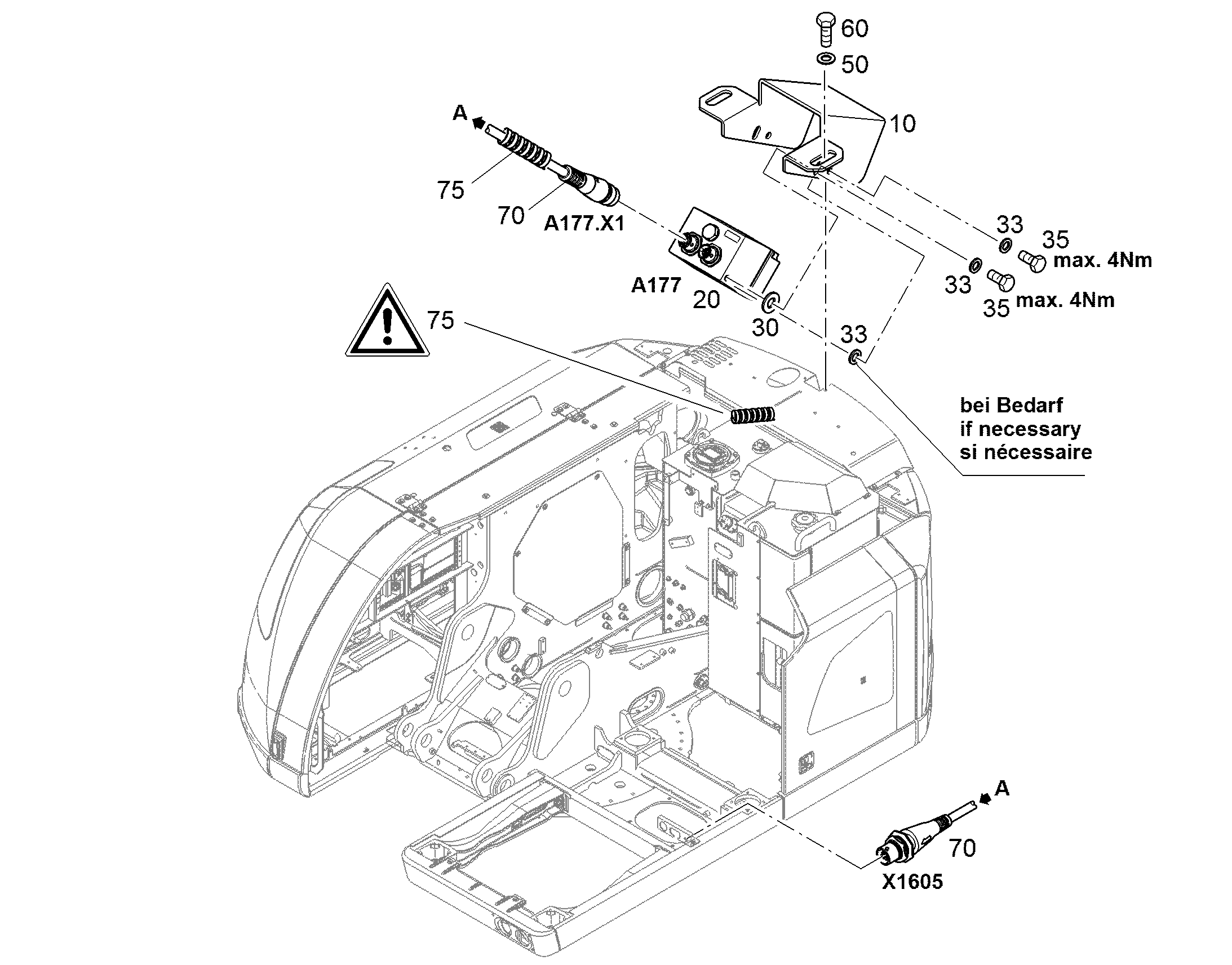 КК МАГНИТНОЙ СИСТЕМЫ В LIKUFIX KAMERAKABEL 5m 13441813 LIEBHERR
