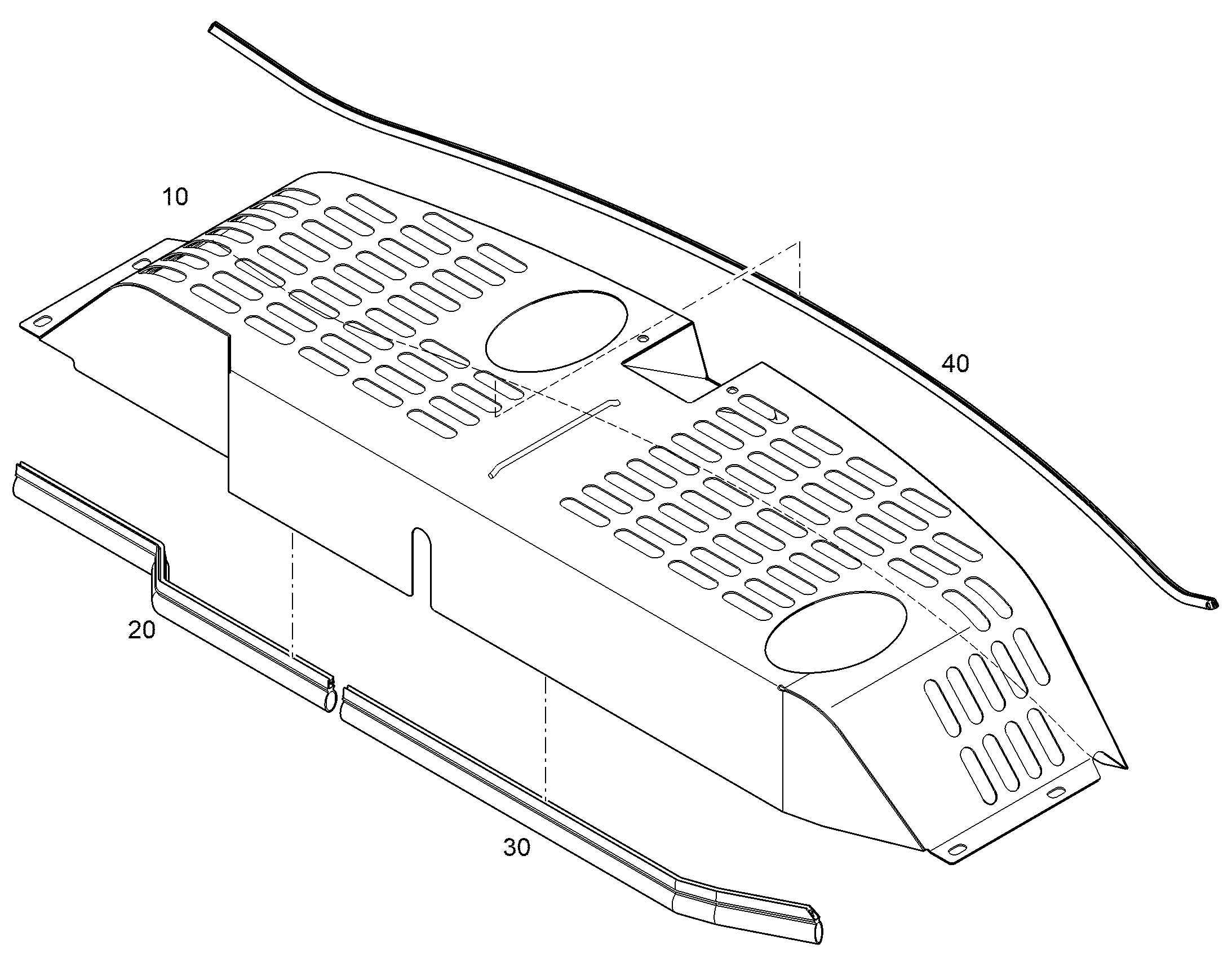ЗАЩИТНЫЙ ПРОФИЛЬ 1-2 7006981 LIEBHERR