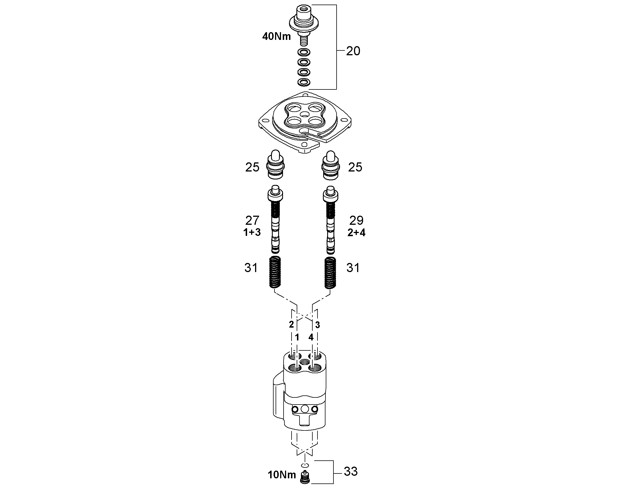 ЗАГЛУШКА РЕЗЬБОВАЯ 12212224 LIEBHERR