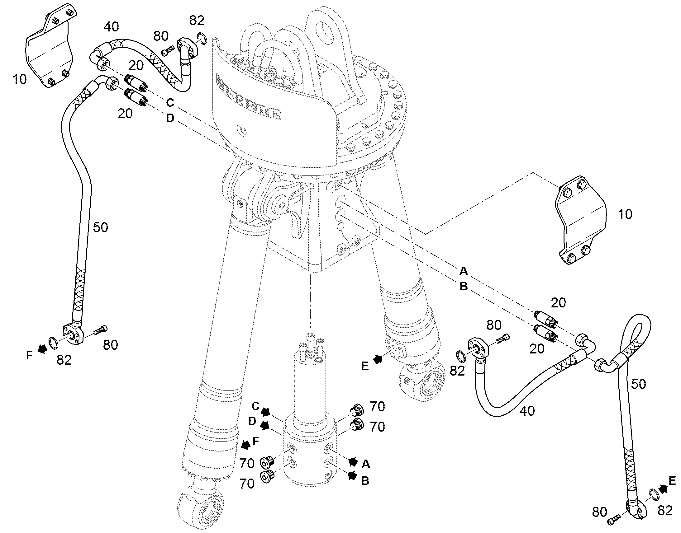 ШТУЦЕР РЕЗЬБОВОЙ M22X1,5-M24X1,5 ED 94058237 LIEBHERR
