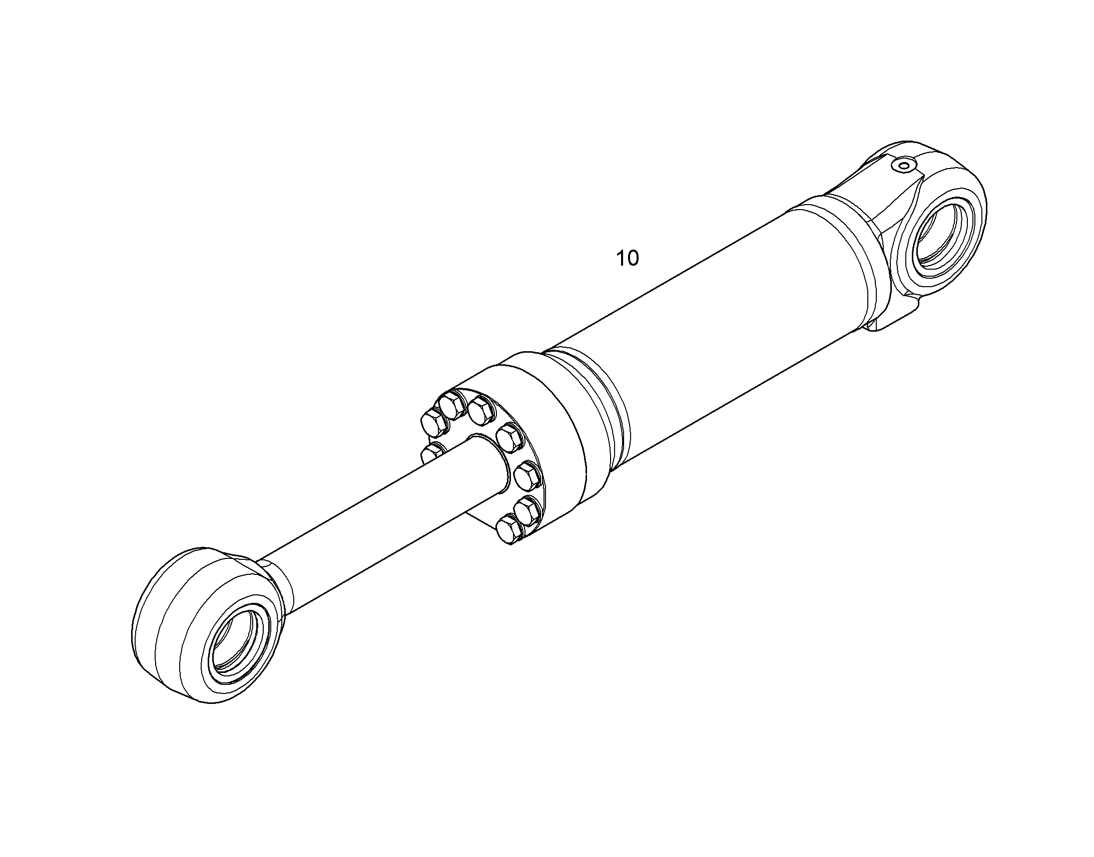 ГИДРОЦИЛИНДР 12463469 LIEBHERR