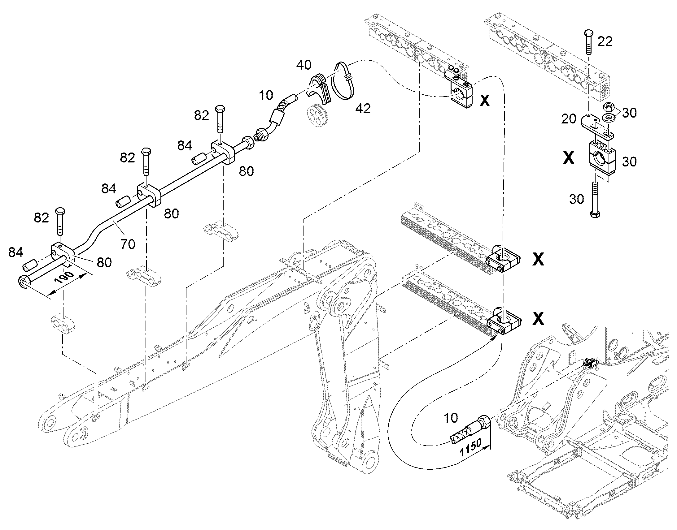 ШЛАНГ 32X4850 11656246 LIEBHERR