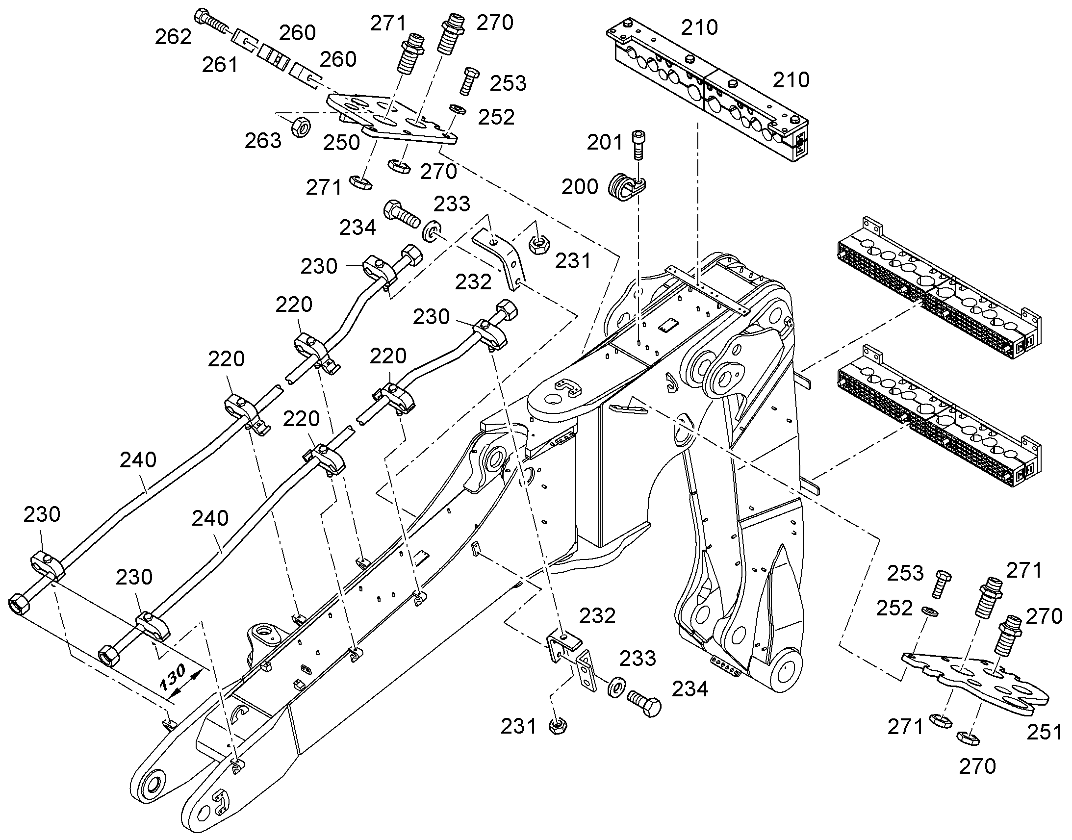 РАЗДЕЛИТЕЛЬНЫЙ ЛИСТ 94082964 LIEBHERR