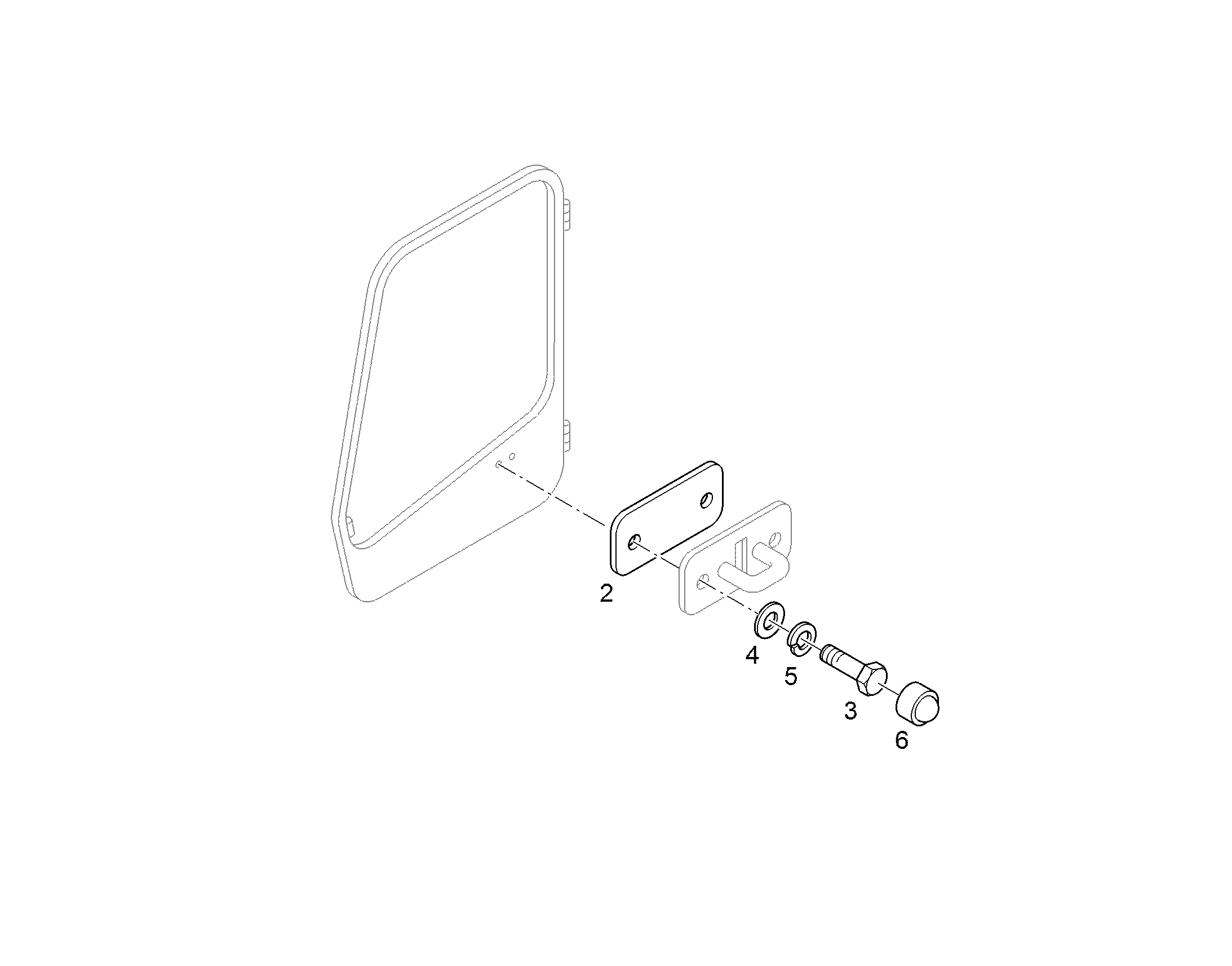 ПОДЛОЖКА РЕЗИНОВАЯ 7019025 LIEBHERR