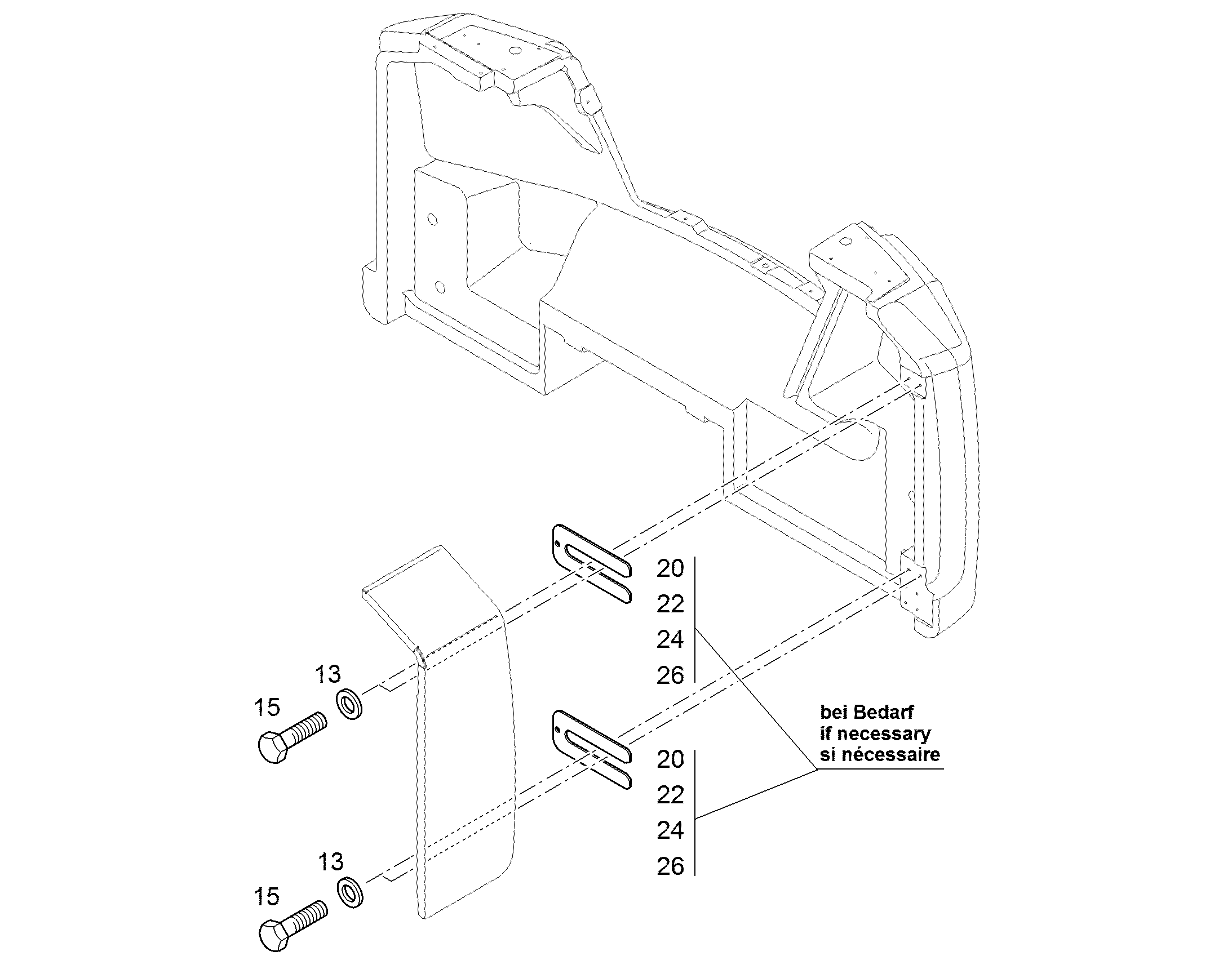 GROUND OR BED PLATE 12501635 LIEBHERR
