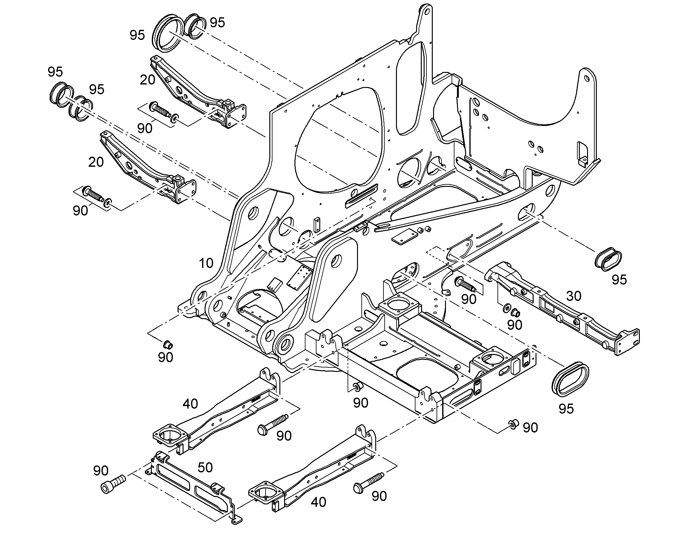 ПЛАНКА ОПОРНАЯ 10X200,8X730 12821059 LIEBHERR