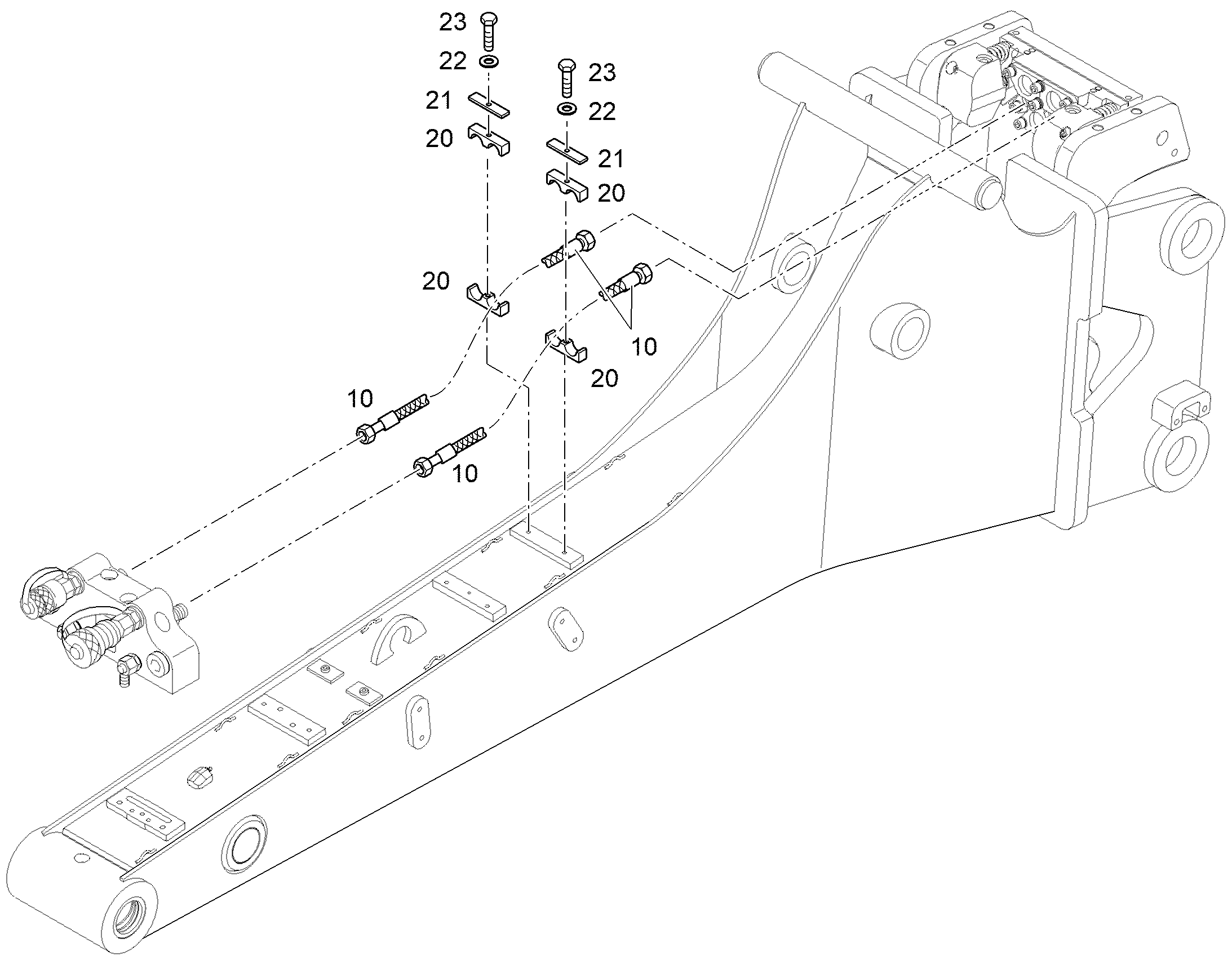 КЛЕММА ПОЛОВИННАЯ AEHNL.DIN 3015-3 Z 4 G 28 25 P 11450847 LIEBHERR
