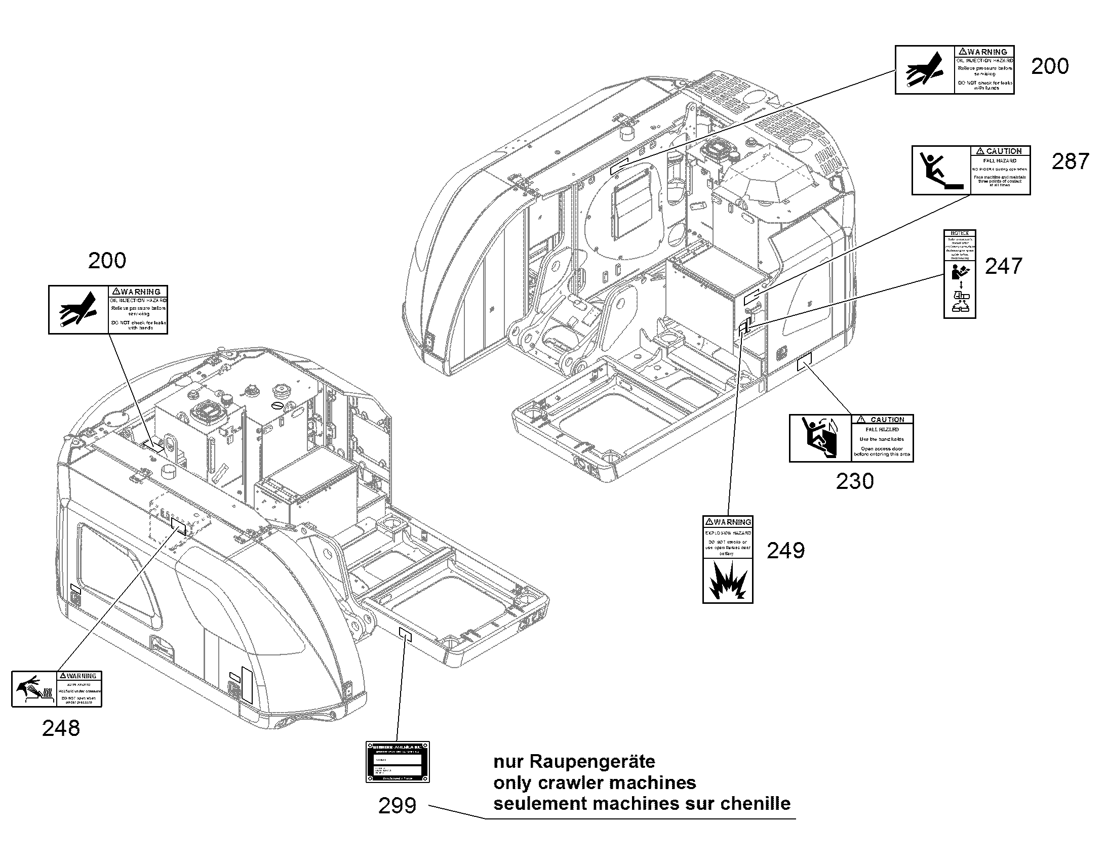 ТАБЛИЧКА 150mmX60mm 94033720 LIEBHERR
