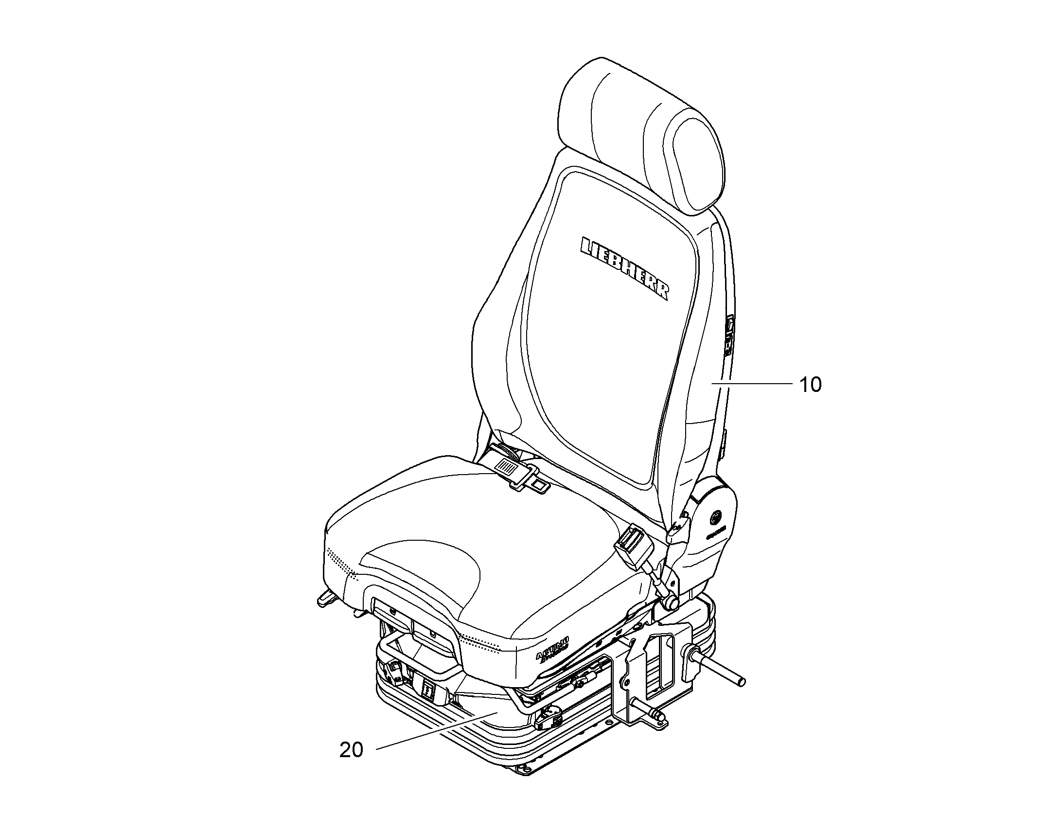 ПОДРЕССОРИВАНИЕ В КОМПЛЕКТЕ 12244982 LIEBHERR
