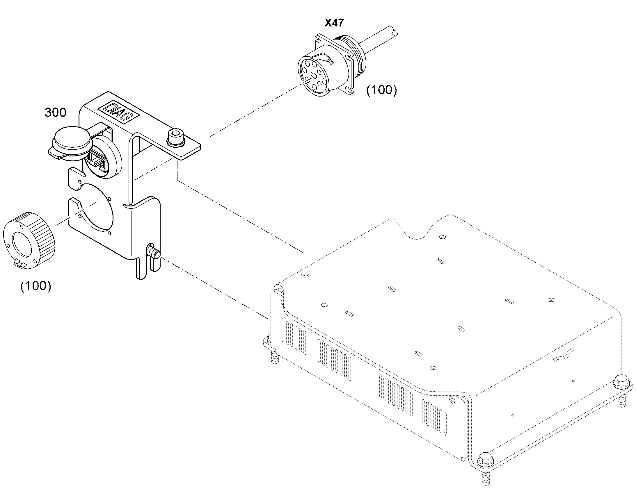 DIAGNOSE PLUG INSTALLATION 12944041 LIEBHERR